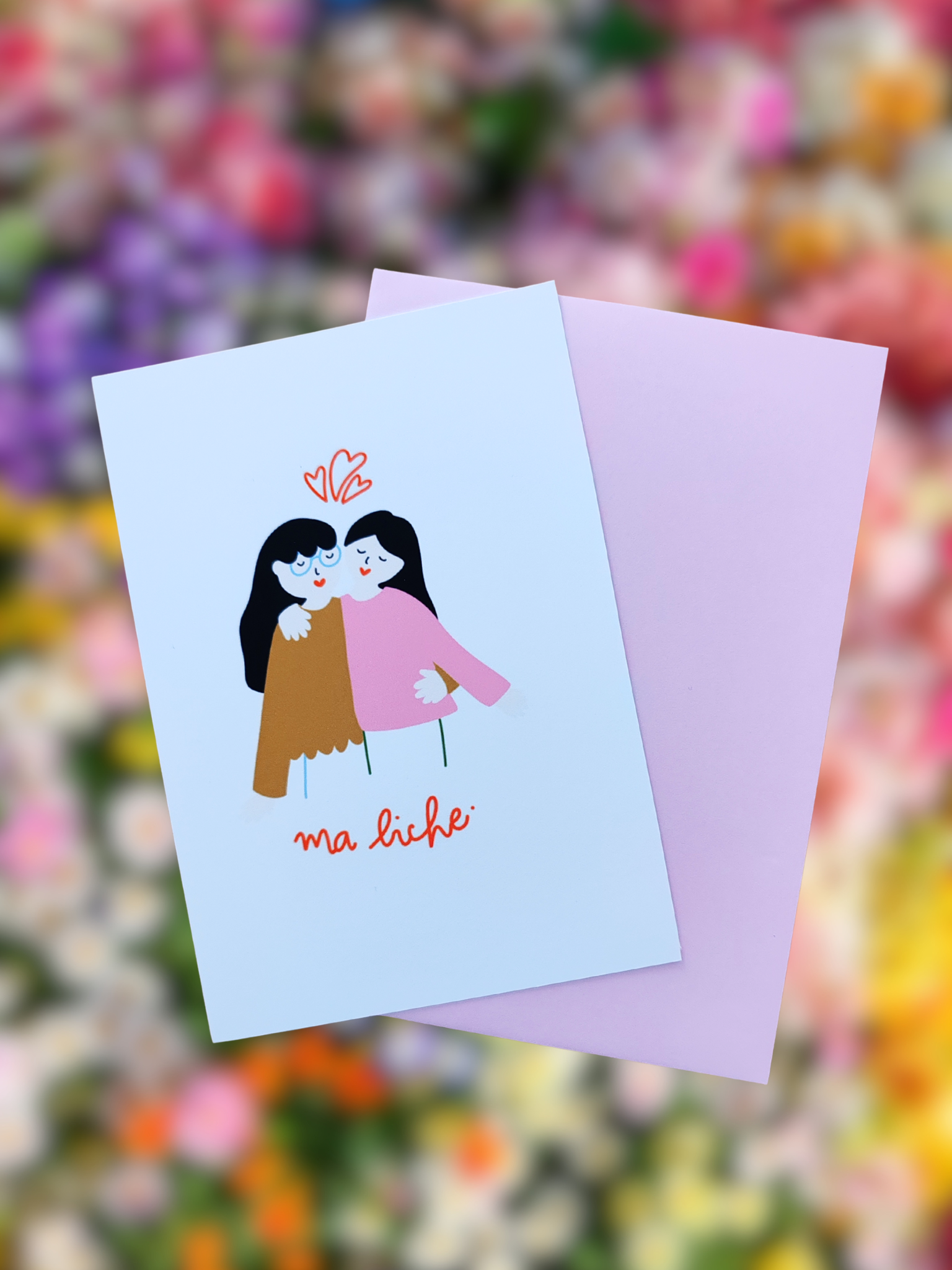 Carte A6 - Ma biche