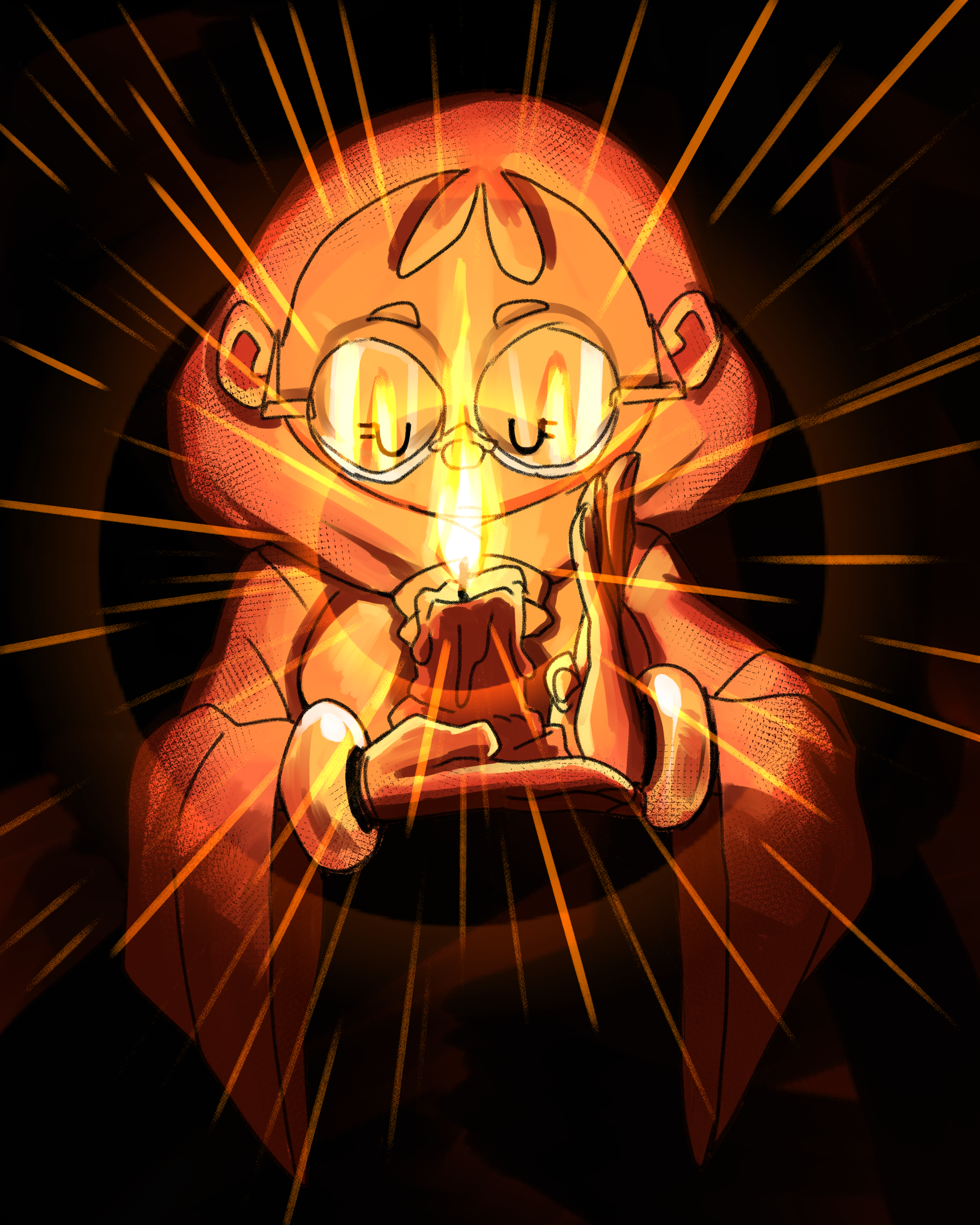 Benita, the bringer of light. Showing that fire can do more than just destroy.
