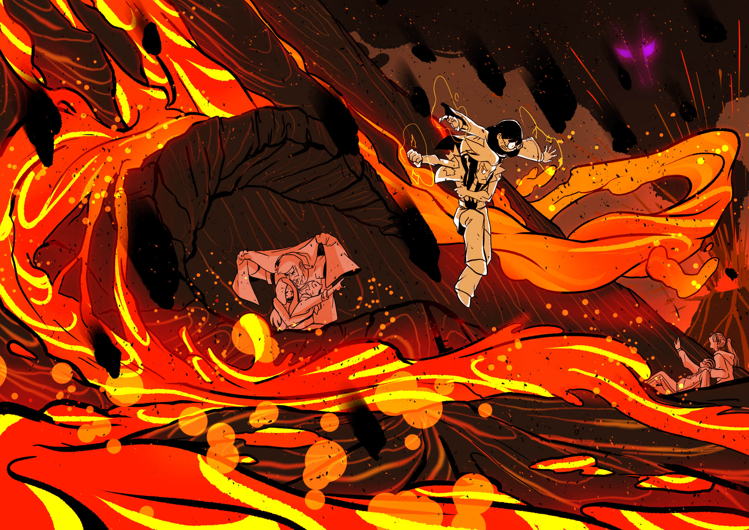 The Harmonic Element of Magma blends Fire and Earth, born from the union of Benita and Jack.