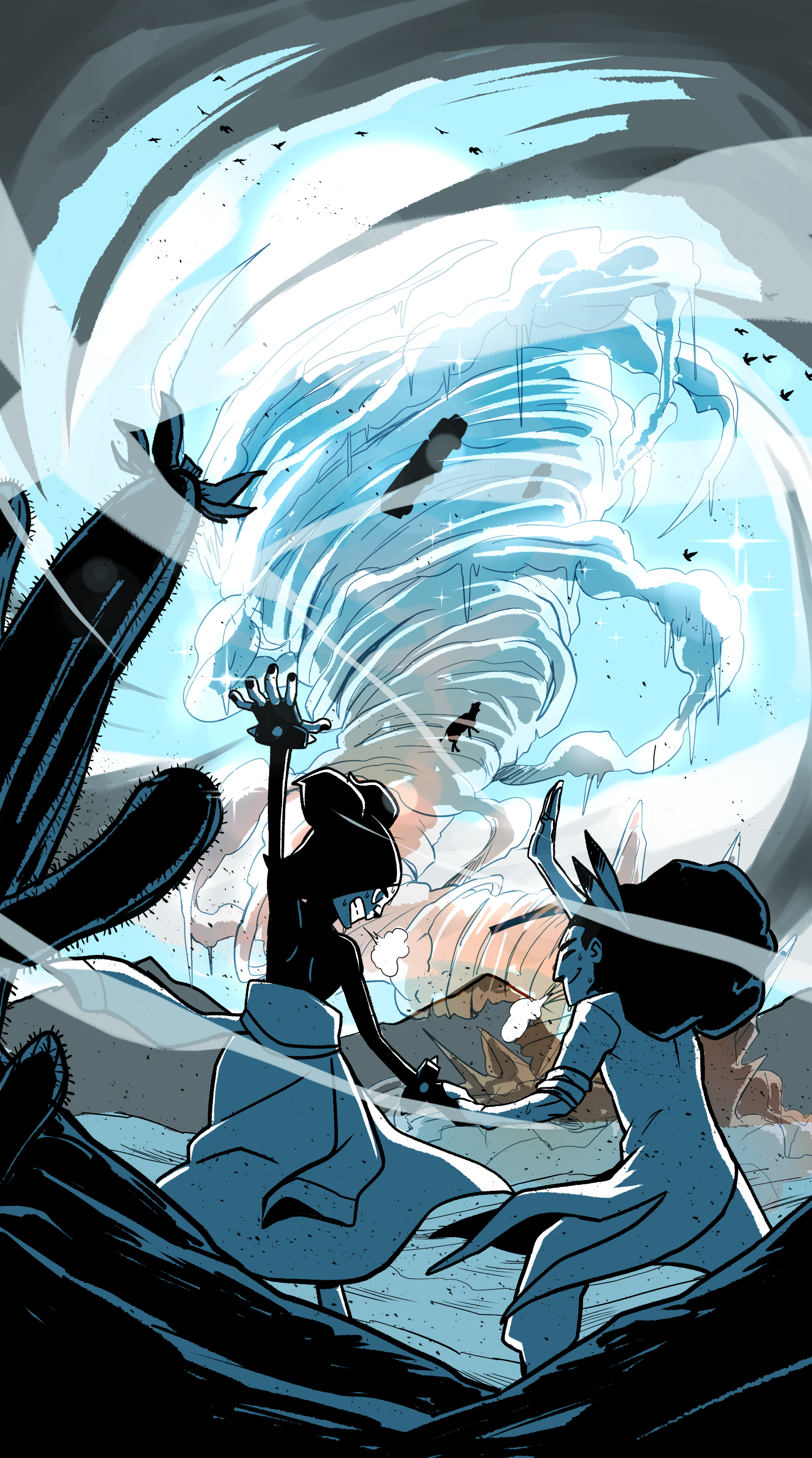 The Harmonic Element of Ice blends Water and Air, born from the union of K and Cloud.