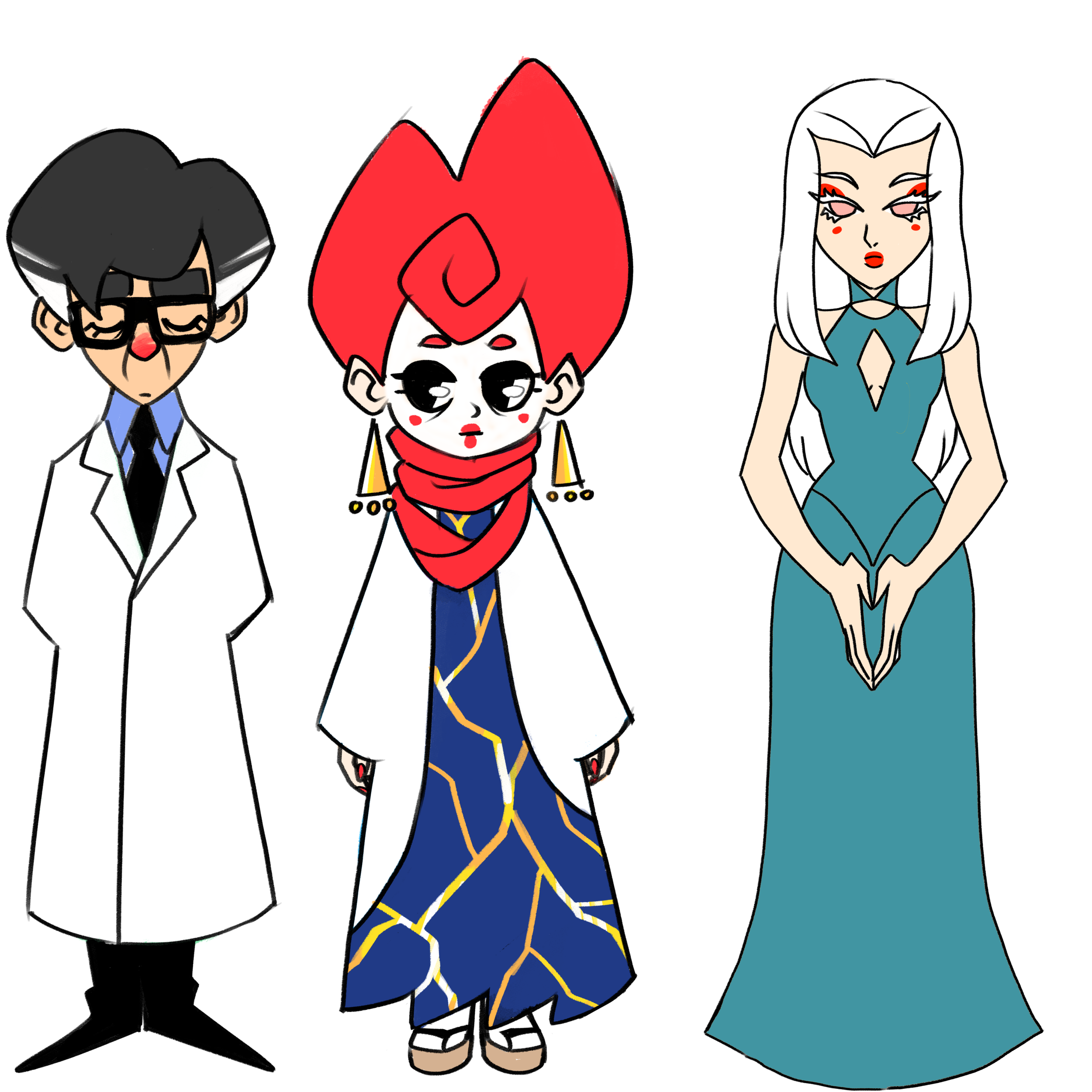Keiko's "K's" Family (Father: Watabe, Mother: Tomoe, Elder Sister: Mizumi)