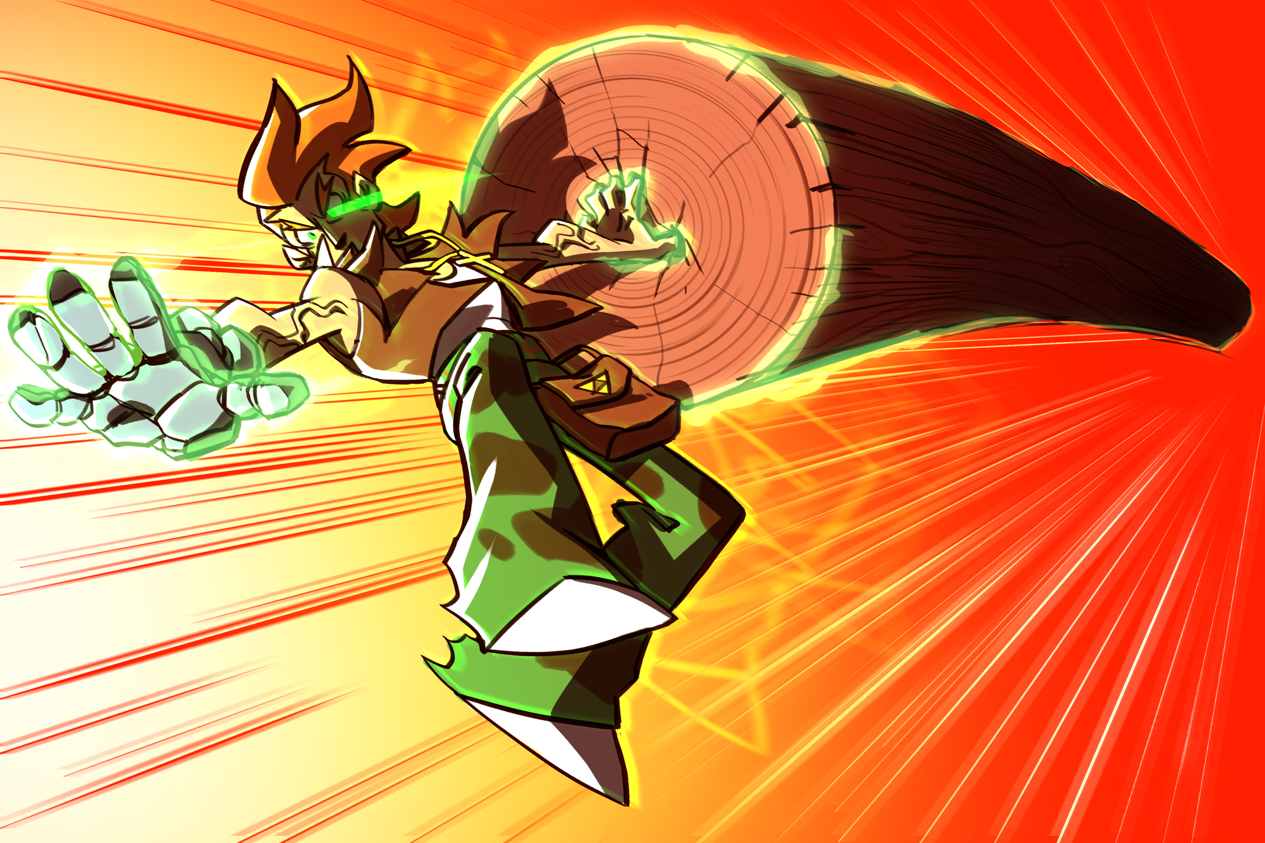 Jack fights with a burning fury in battle. He is a 'no holds barred' kind of person, recognizing that most enemies they face are in fact full grown adults.