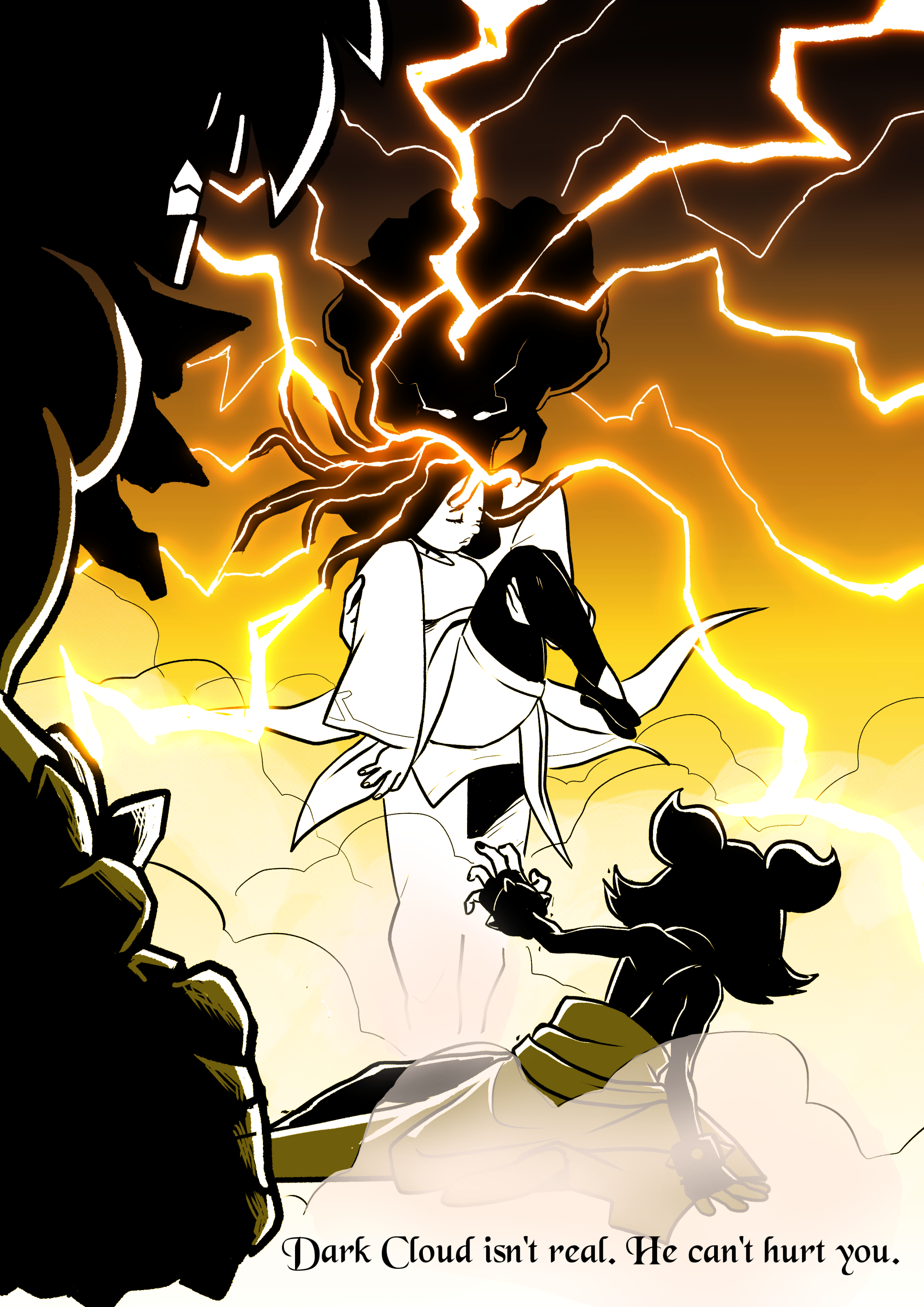 The Harmonic Element of Thunder blends Air and Fire, born from the union of Cloud and Benita.