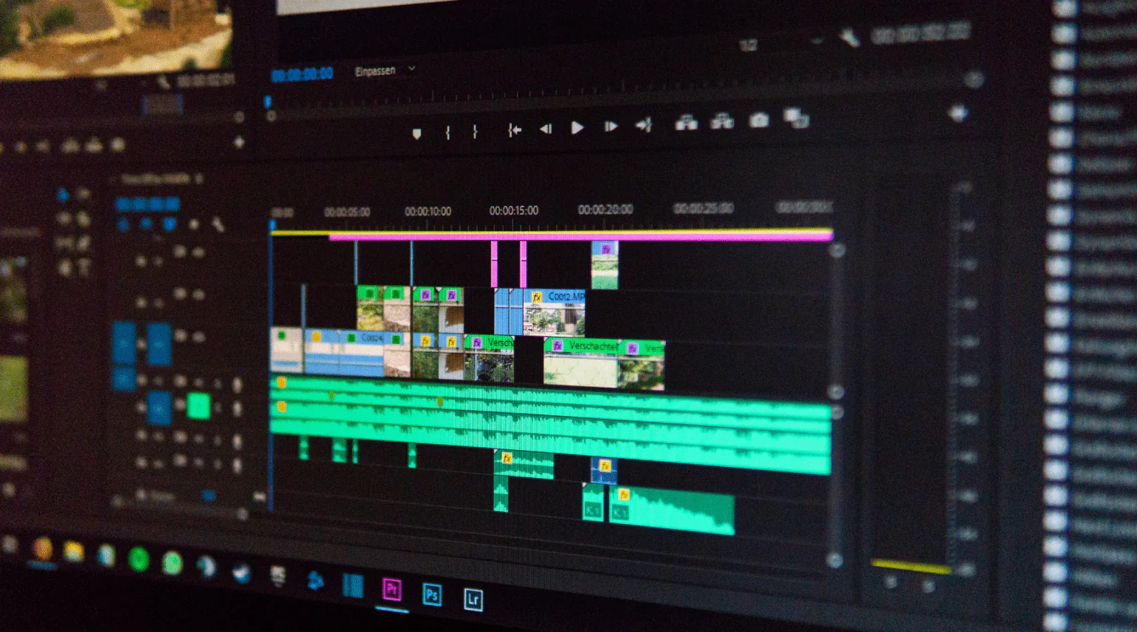 Premiere Pro Video Editing