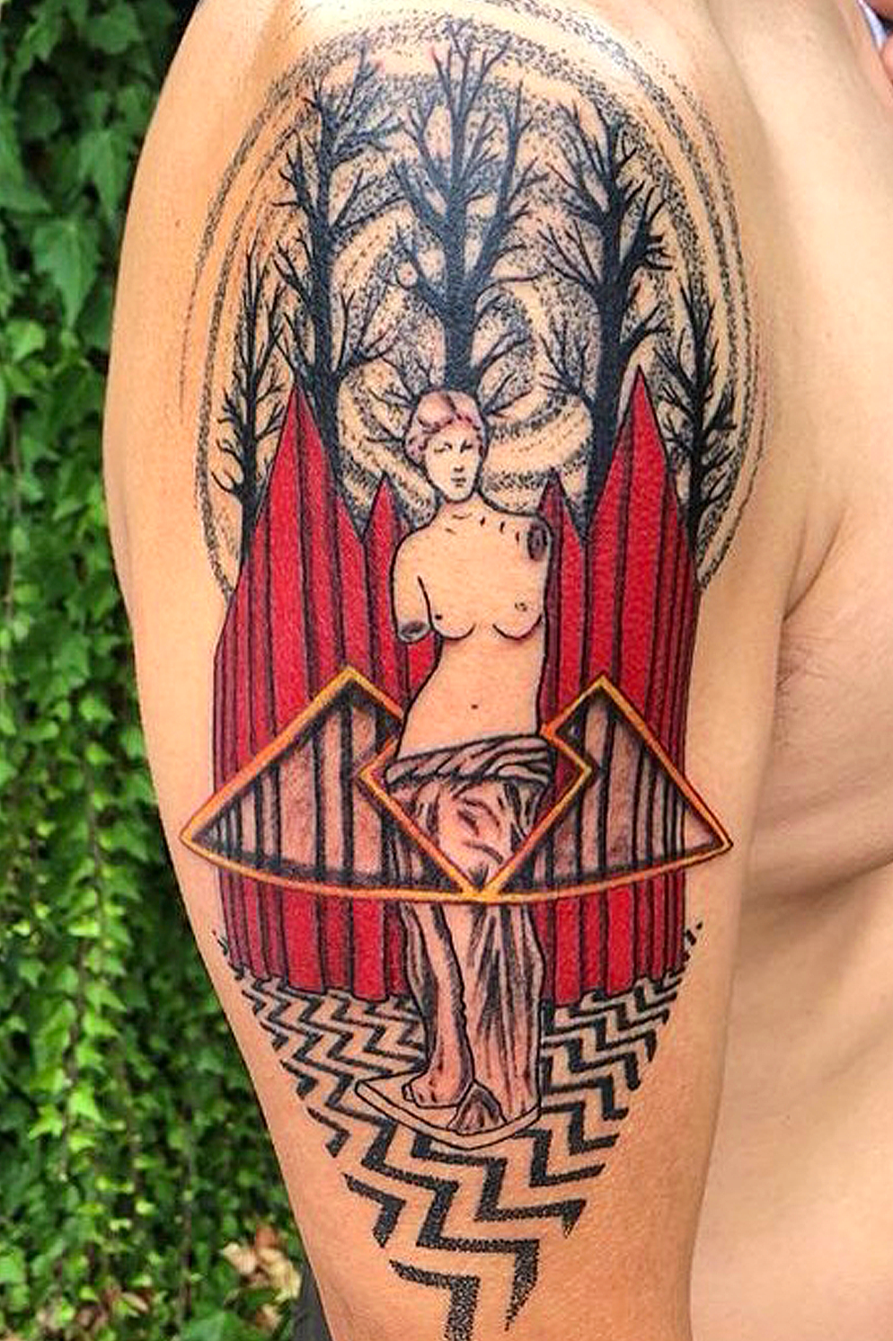Twin peaks tattoo
