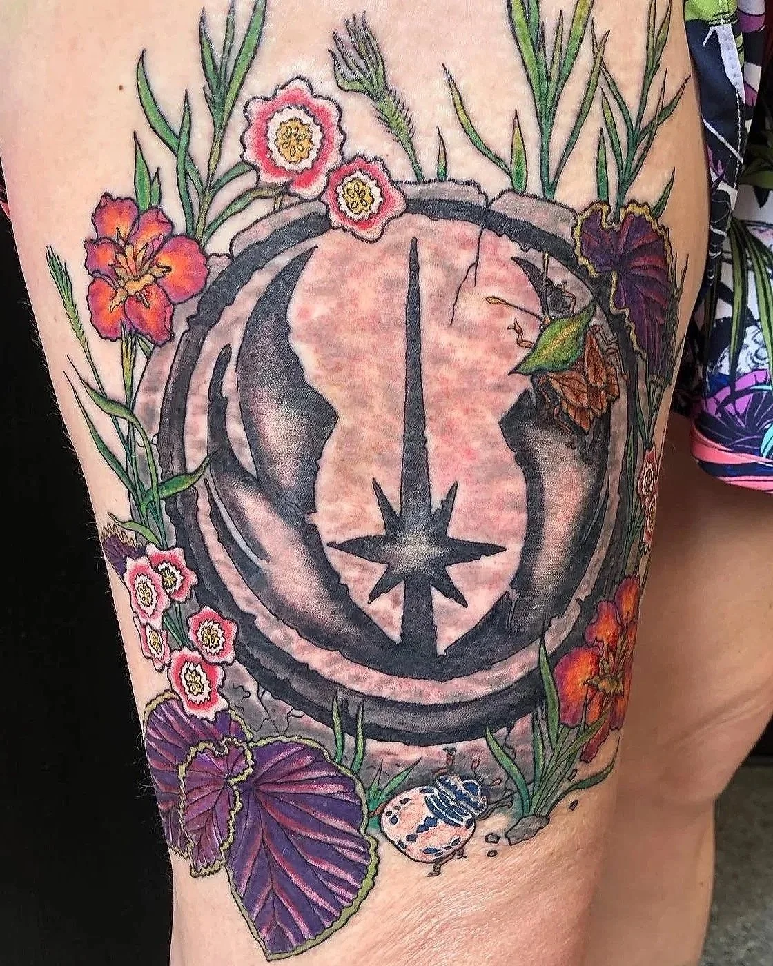 Star Wars rebel alliance symbol tattoo