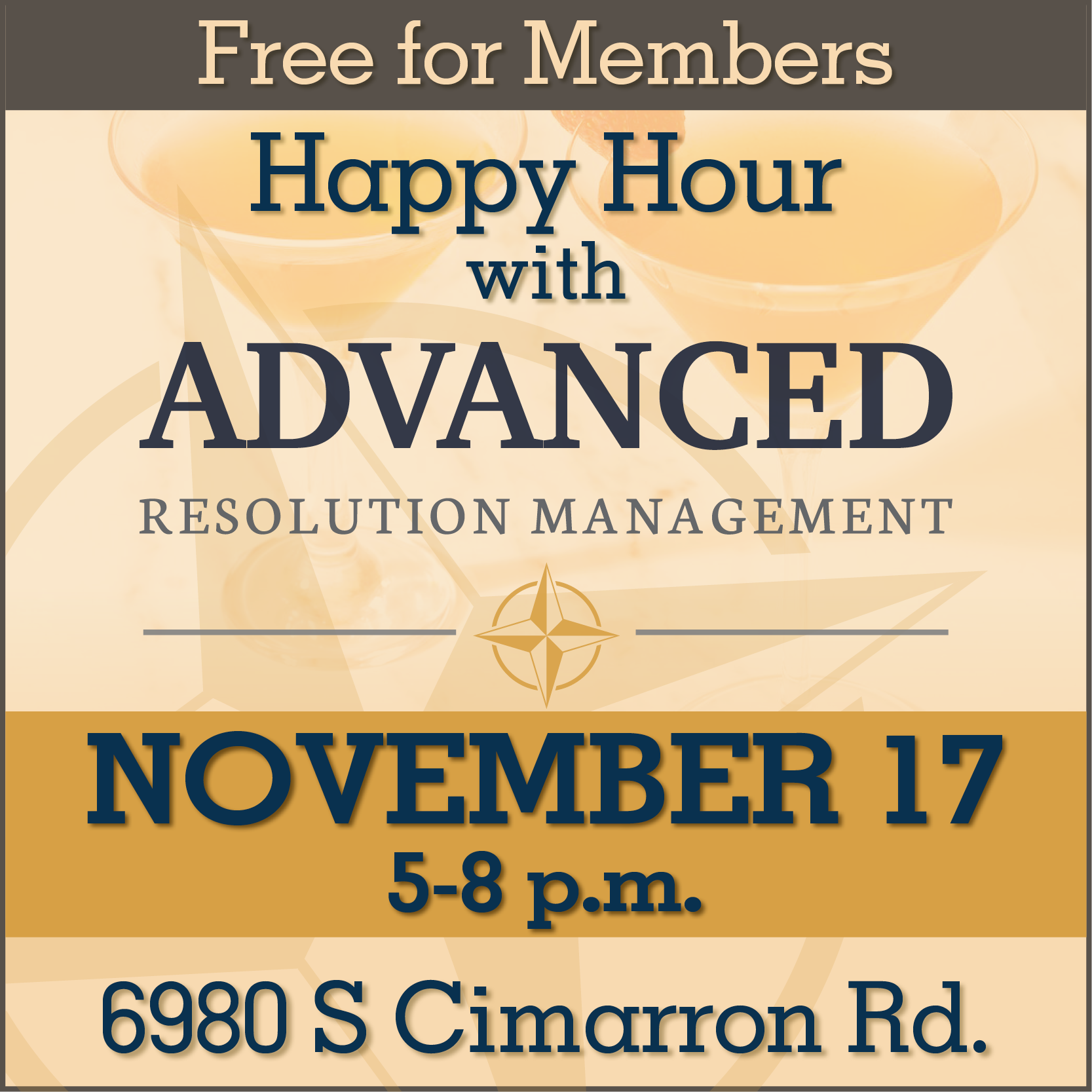 Happy Hour w/ Advanced Resolution Management