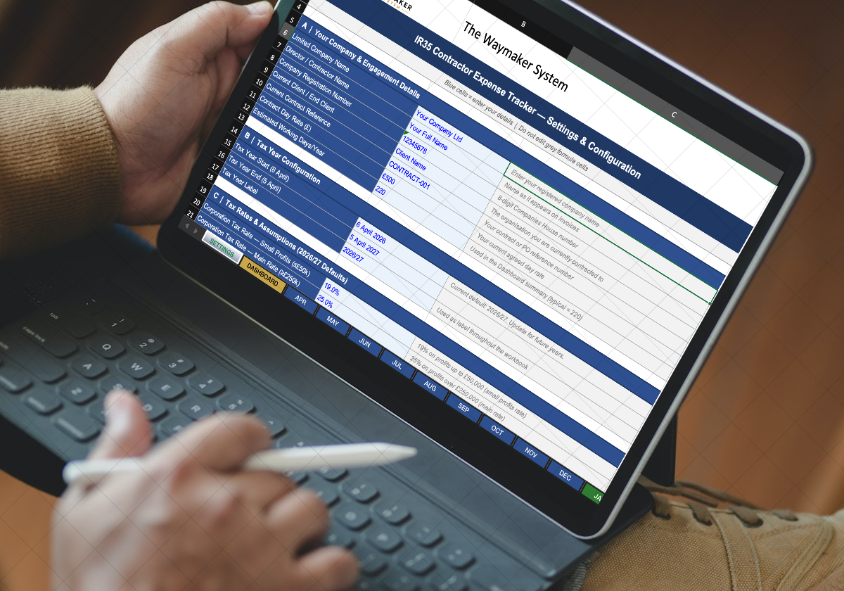 IR35 Contractor Checklist & Expense Tracker Bundle