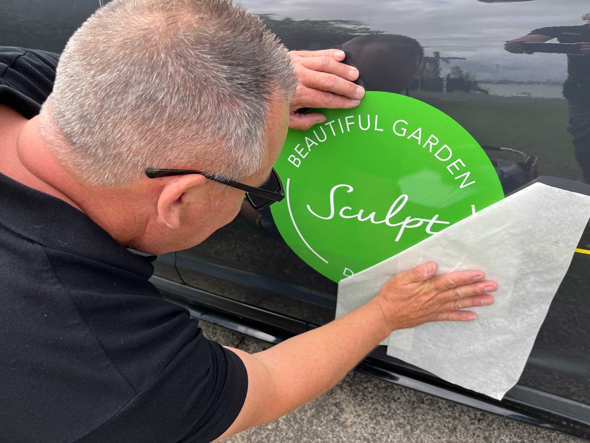 Sculpt Gardens, Takapuna Car Graphics &amp; Sandwich Board