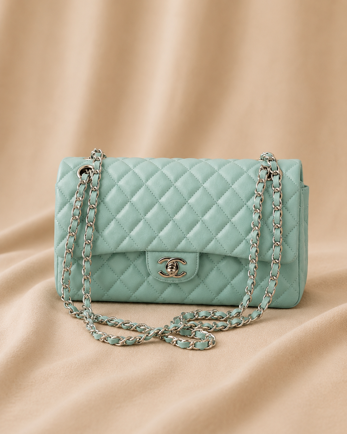 QUILTED CHAIN BAG
