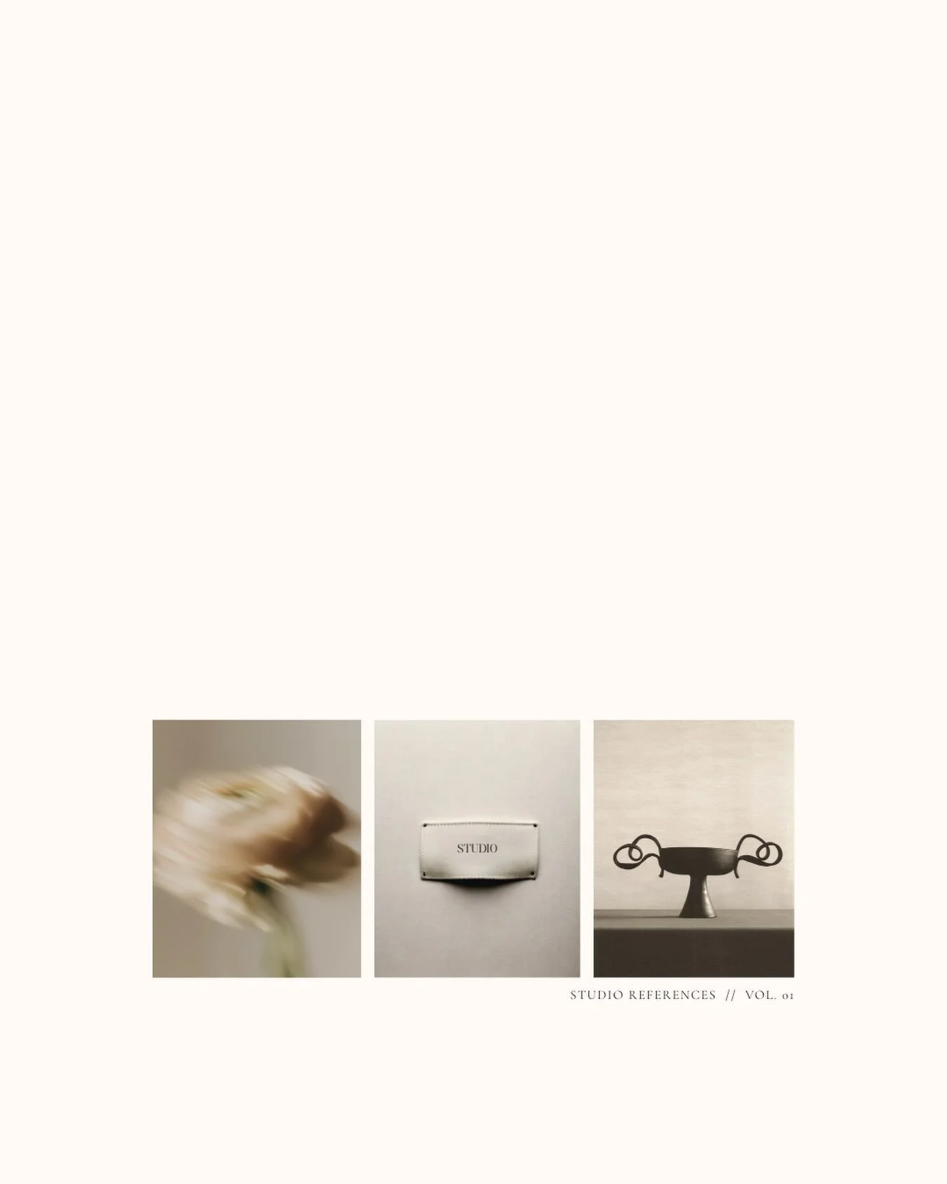 Studio References // Vol. 01

Collecting textures, objects, typography, and moments that quietly inspire the work.