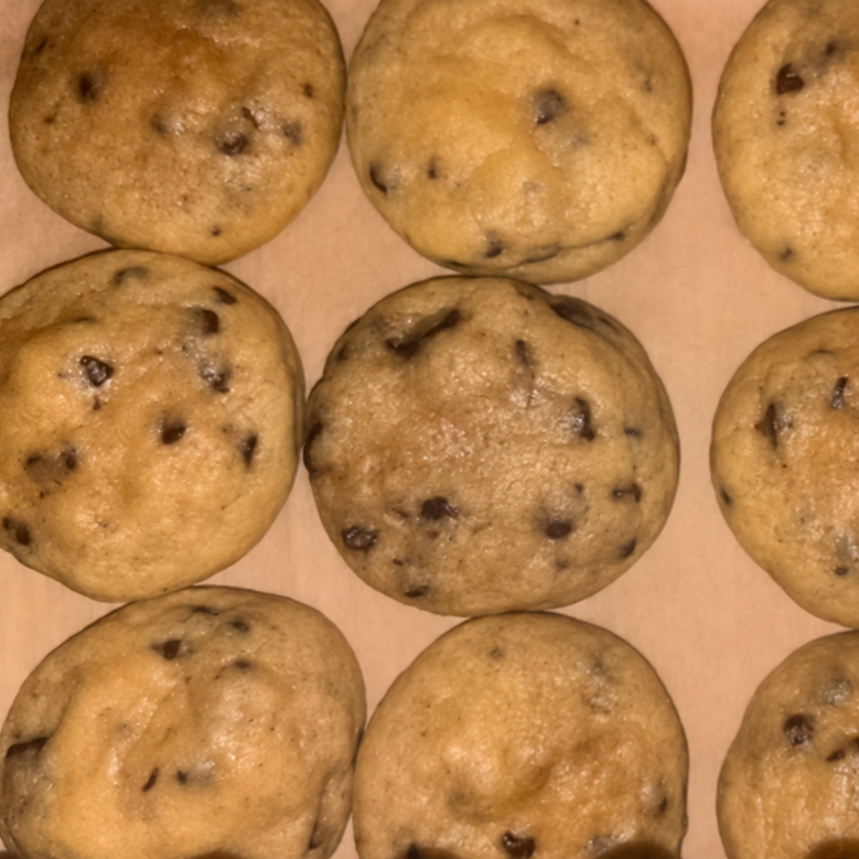 Chocolate Chip Cream Cheese Filled Cookies