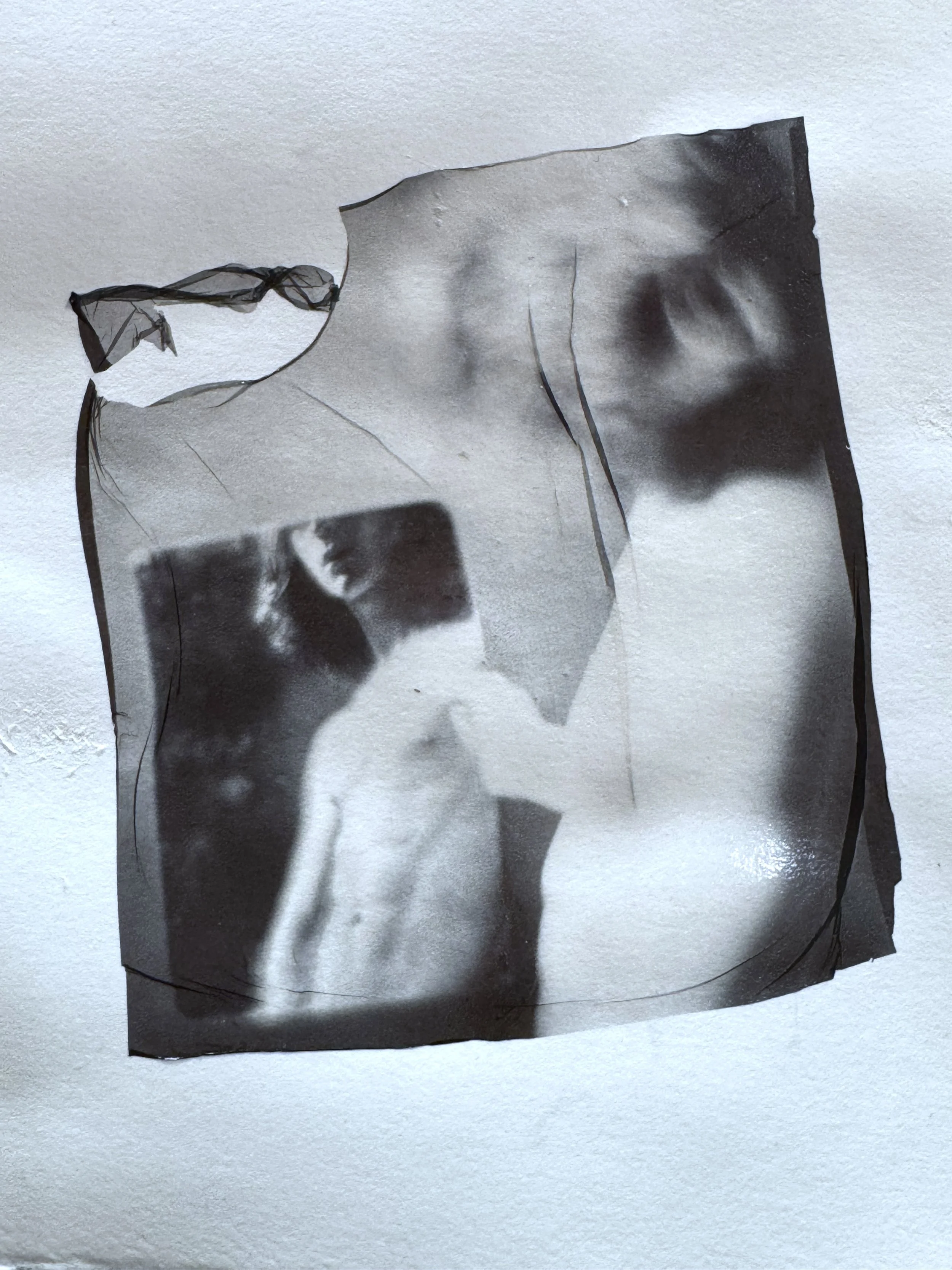 Narcissus, Reflected | 
Polaroid emulsion transfer on watercolor paper | 
4x4 inches | 
Edition 1 of 1 | 
$1200