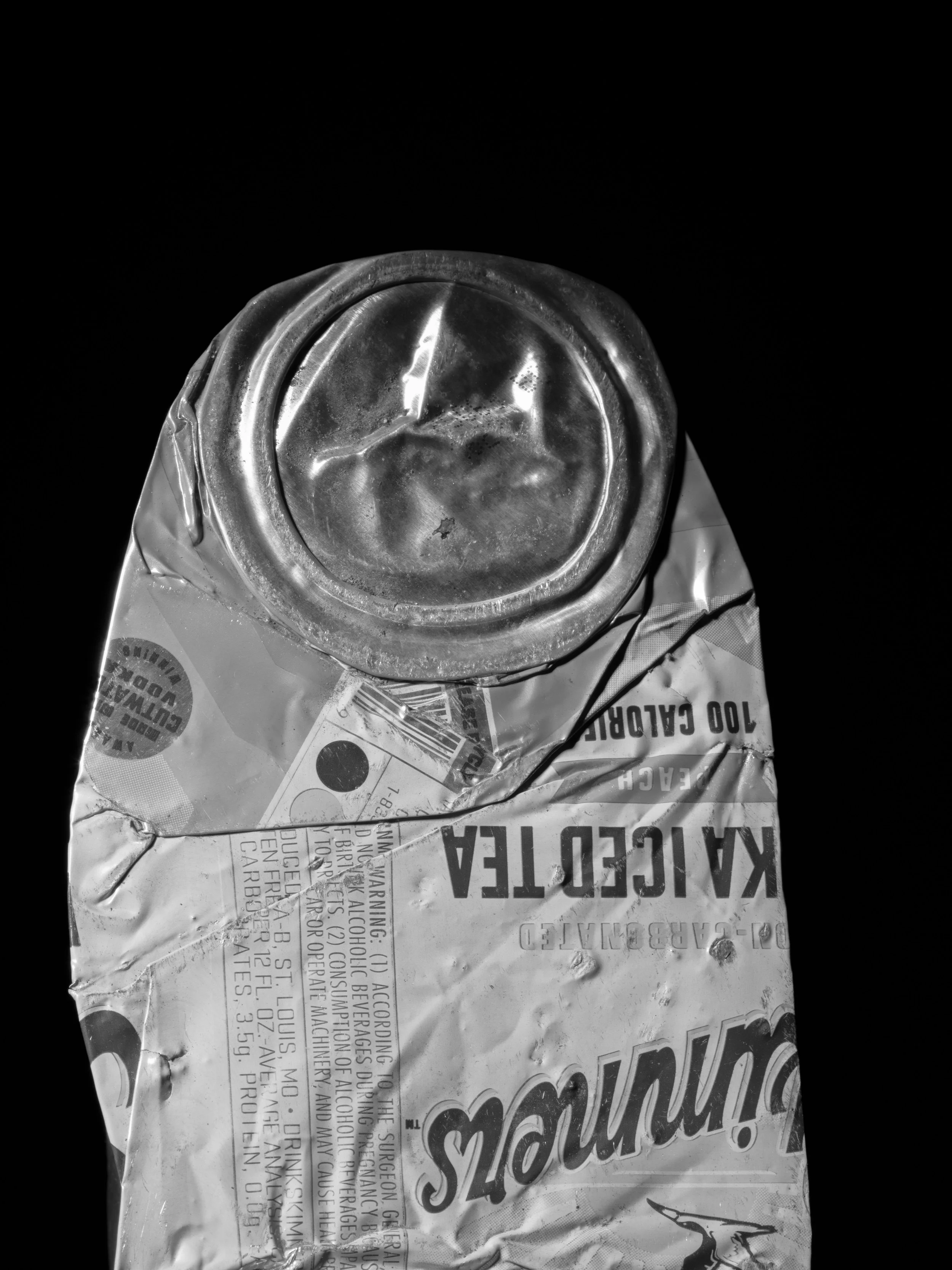 Flattened Can