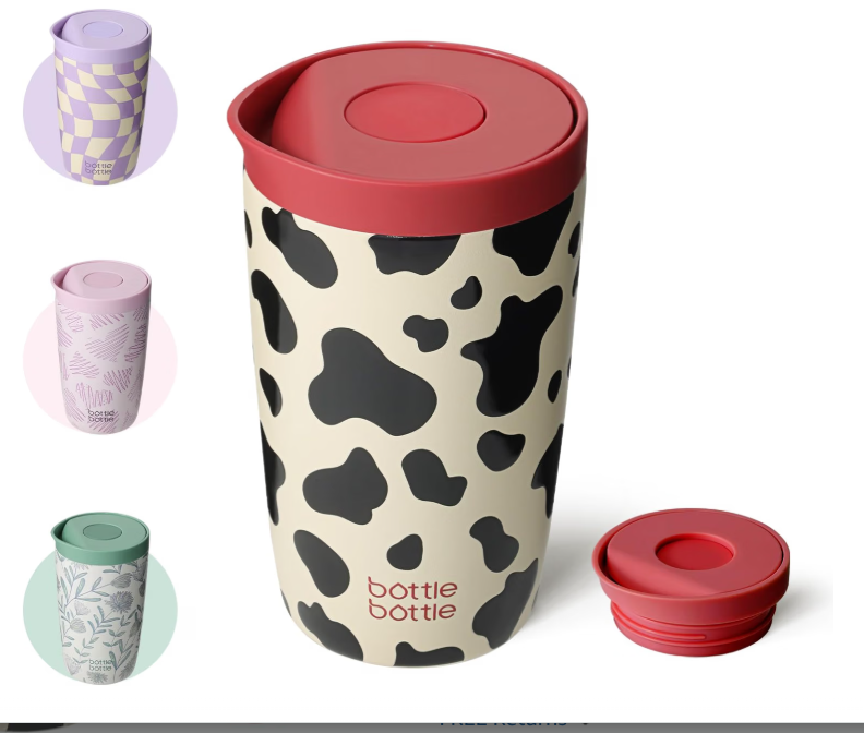 BOTTLE BOTTLE Travel Mug (Cow, 350, Millilitres).