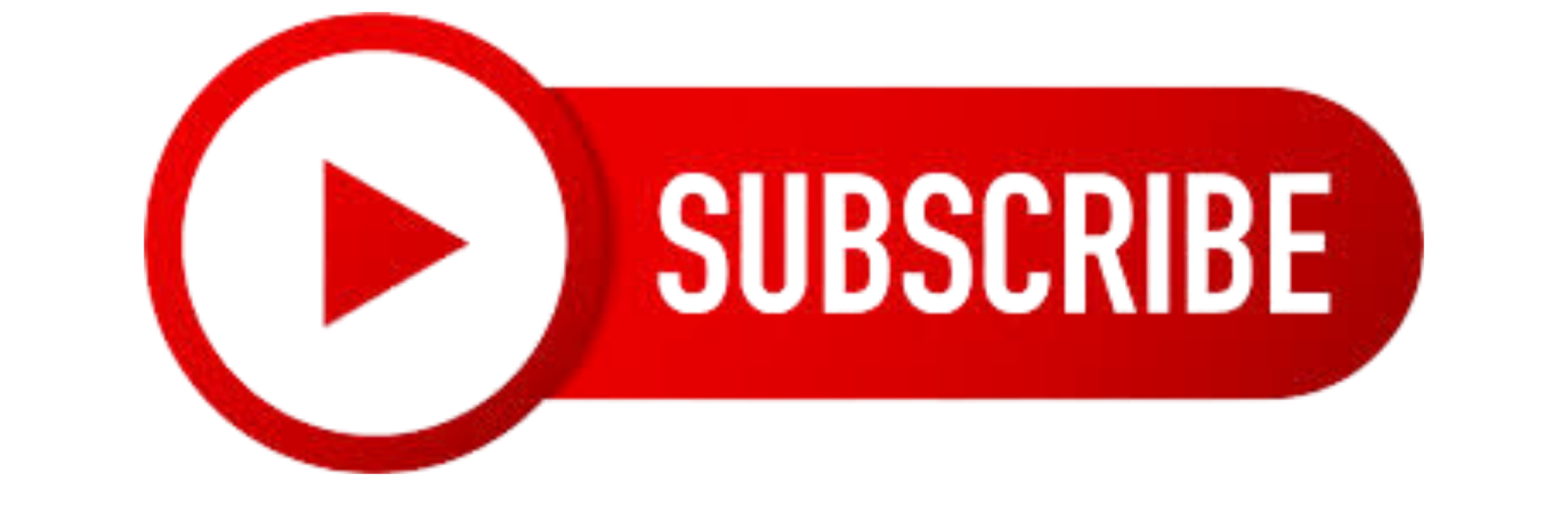 Red YouTube subscribe button with a play icon and the word 'SUBSCRIBE'