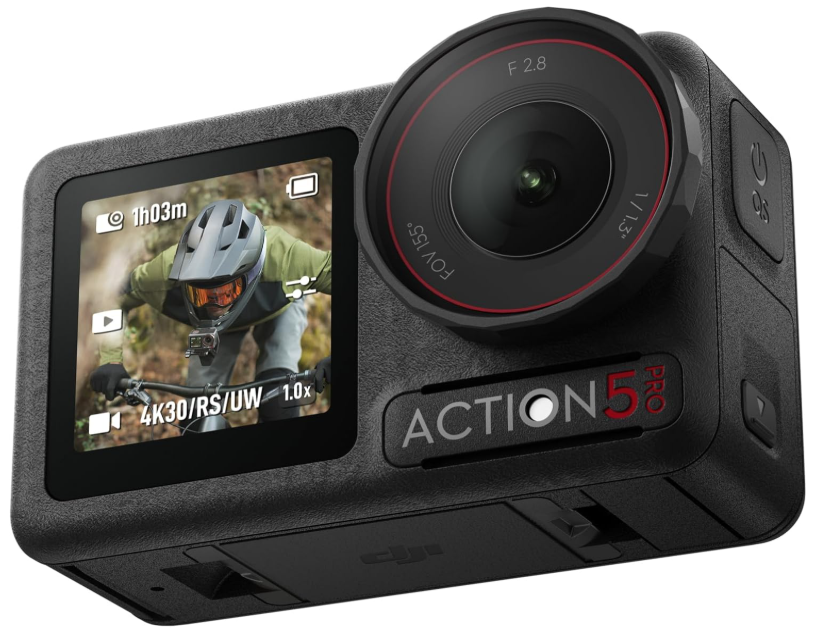 DJI Osmo Action 5 Pro Essential Combo, 4K Action Camera for Quick Start | 1/1.3″ Sensor, 4K/120fps Video, Subject Tracking, Stabilization, Dual OLED... Style Name: Essential Combo.