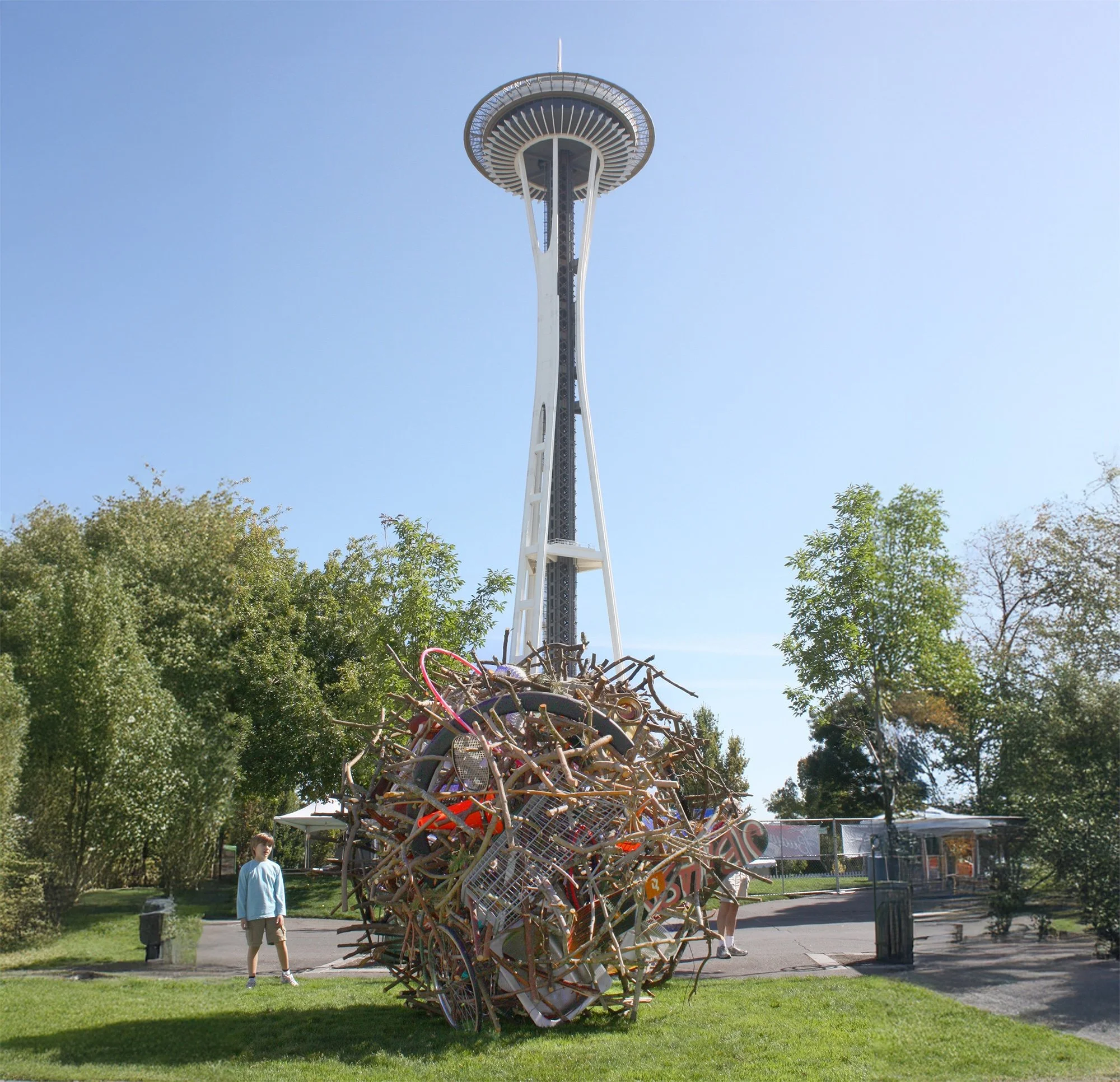 Accumulation, 2009, Mixed media, 11’x11’x11’