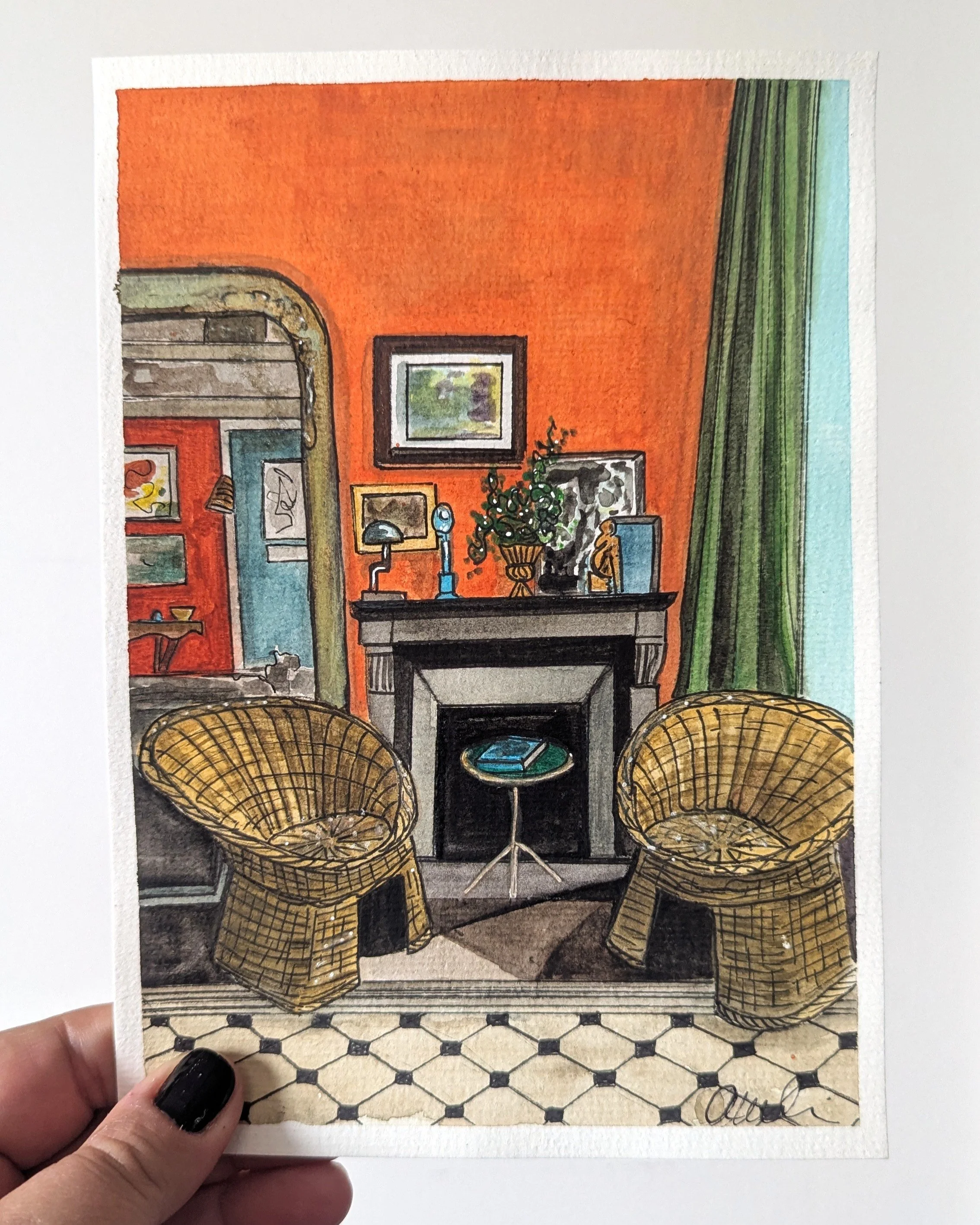 Fireplace Conversations (PRINT)