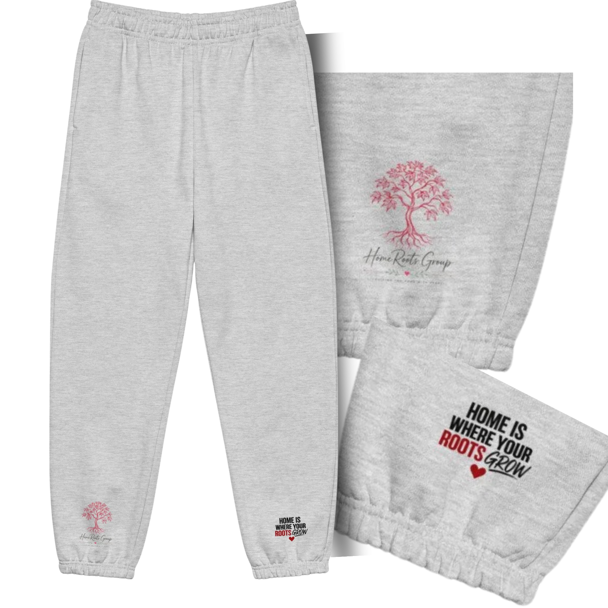 "Home is where your roots grow" | Heavyweight sweatpants