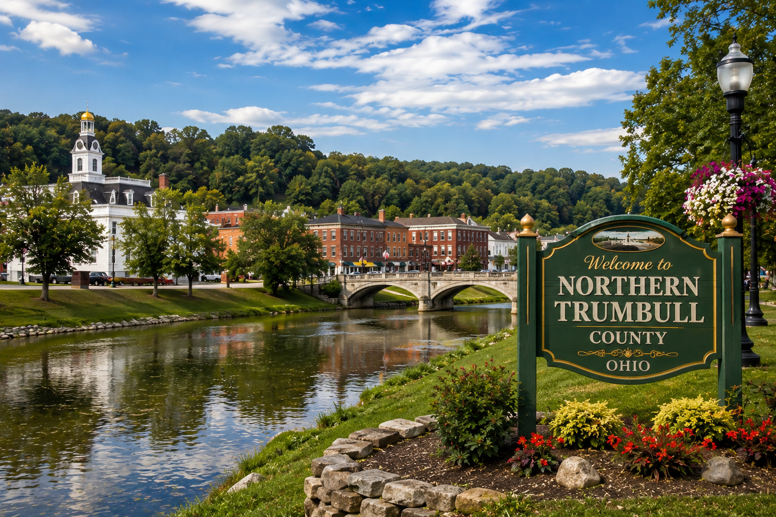 Scenic view of Trumbull County, Ohio, highlighting one of the communities served by HomeRoots Group.