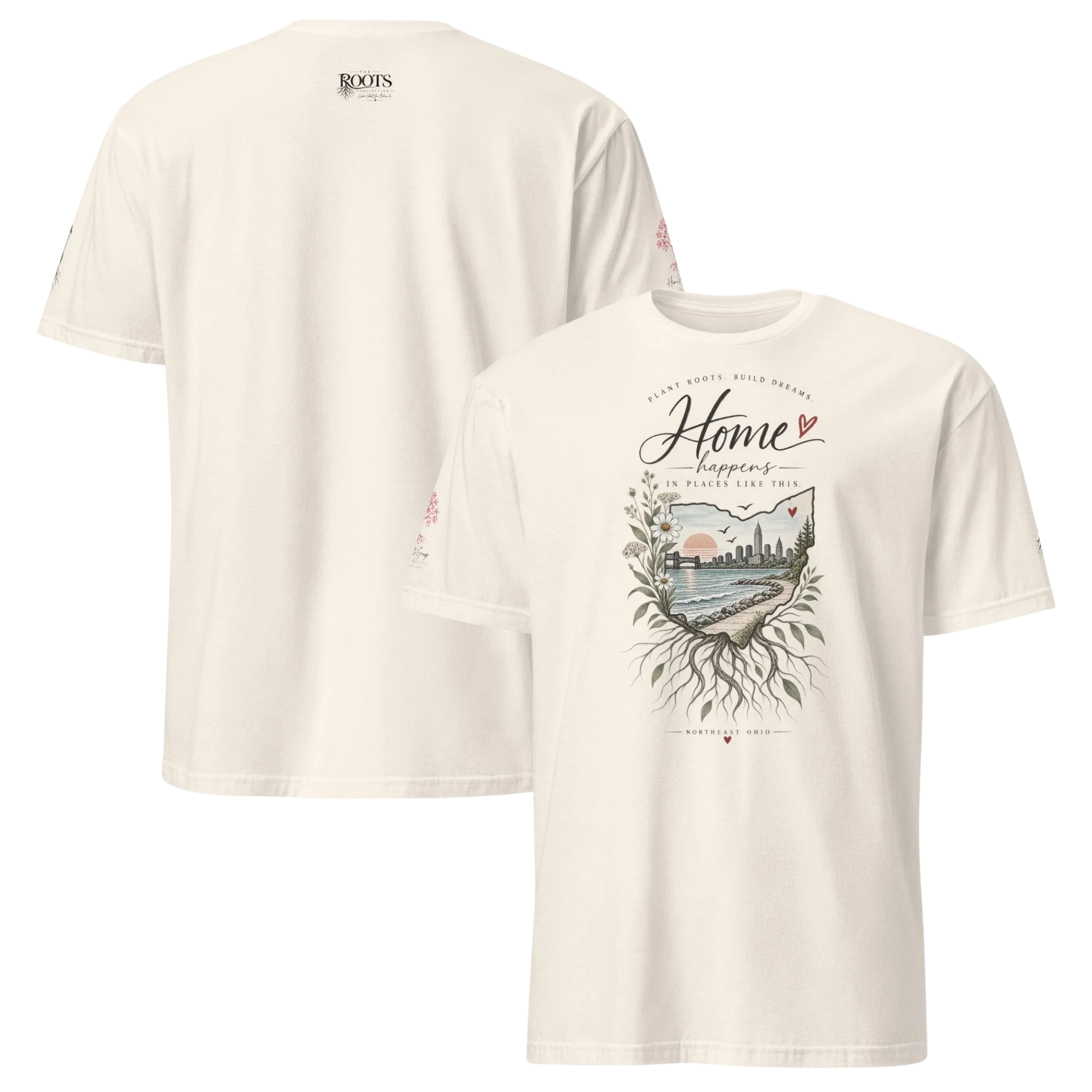 "Home Happens In Places Like This" | Short-Sleeve Unisex T-Shirt