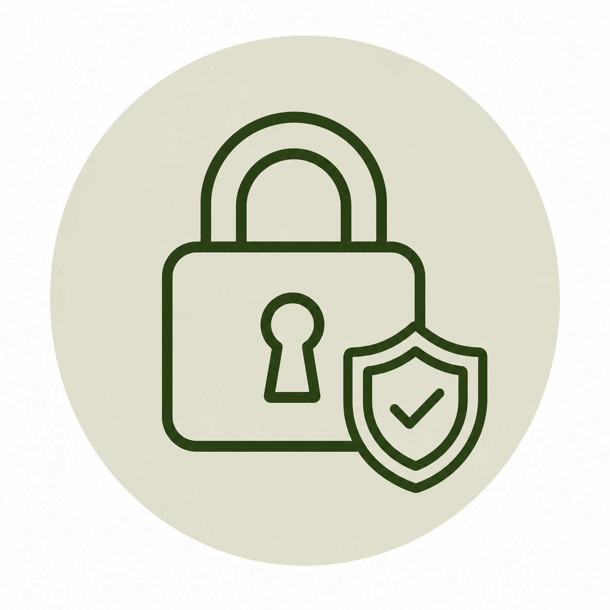 Secure handling of personal information.