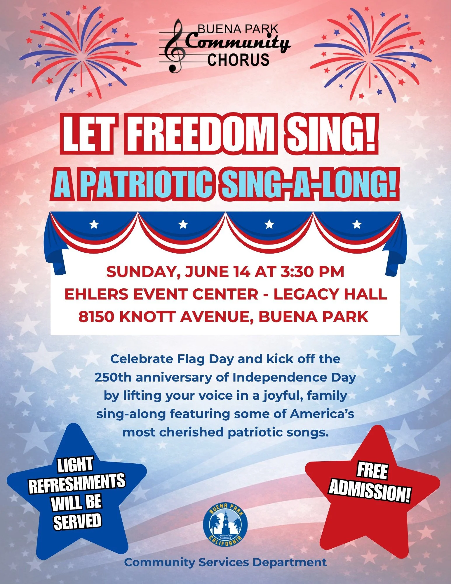 Summer 2026 Sing-Along