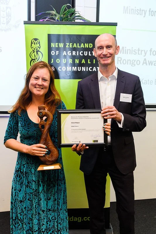2022 Rongo winner Kate Evans