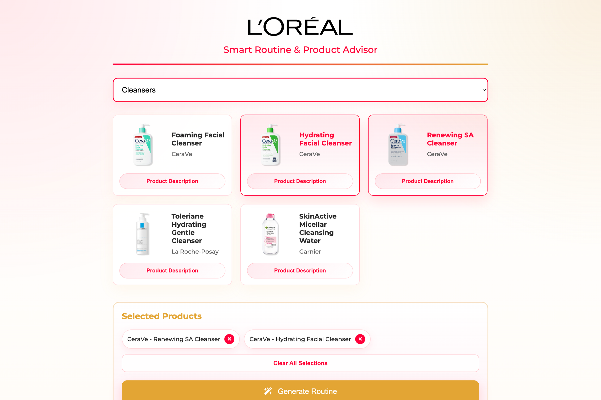 L'Oréal AI Chatbot