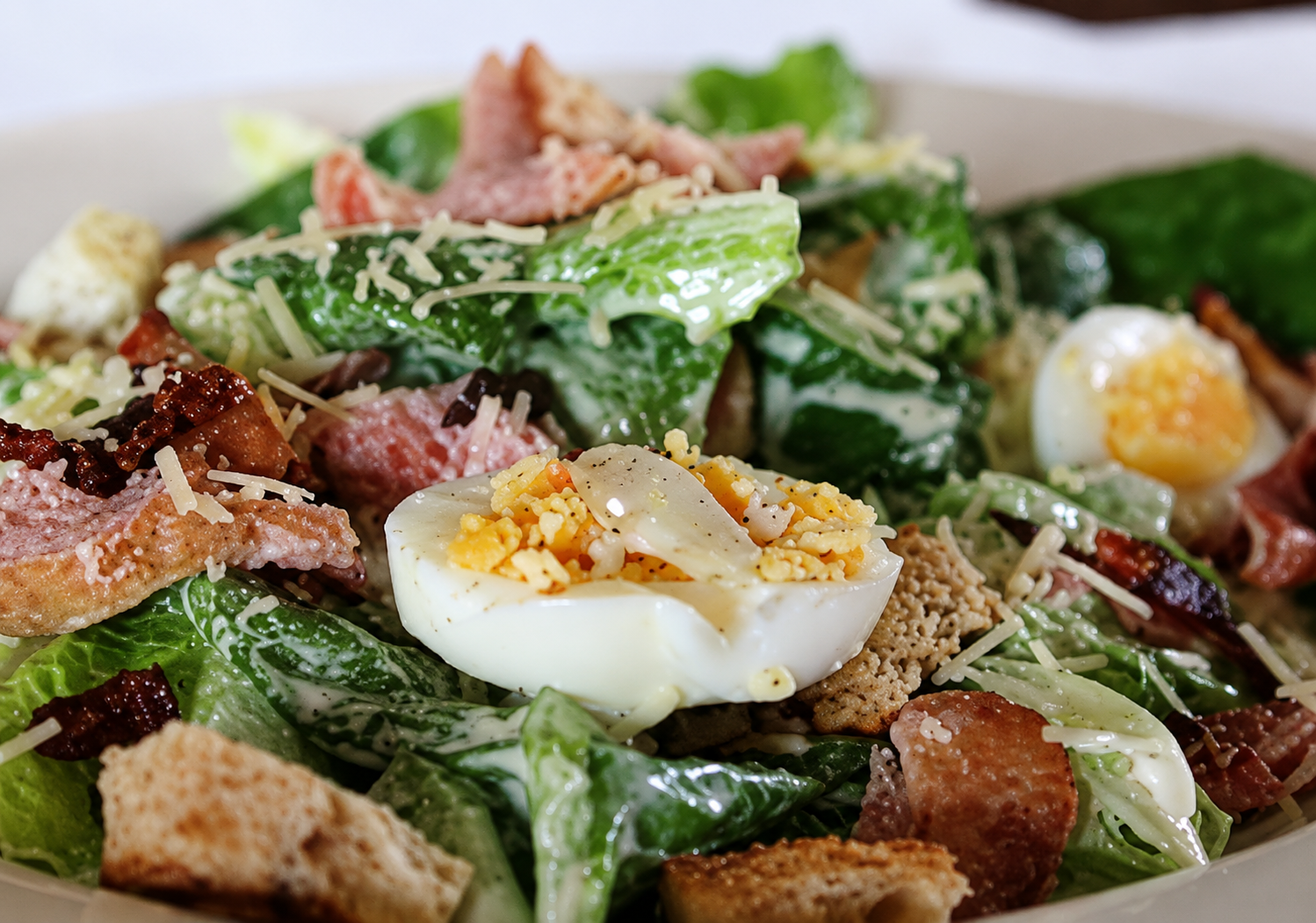 Smoked Quail Caesar Salad