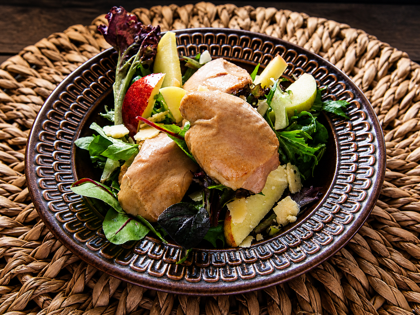 smoked breast with honey mustard