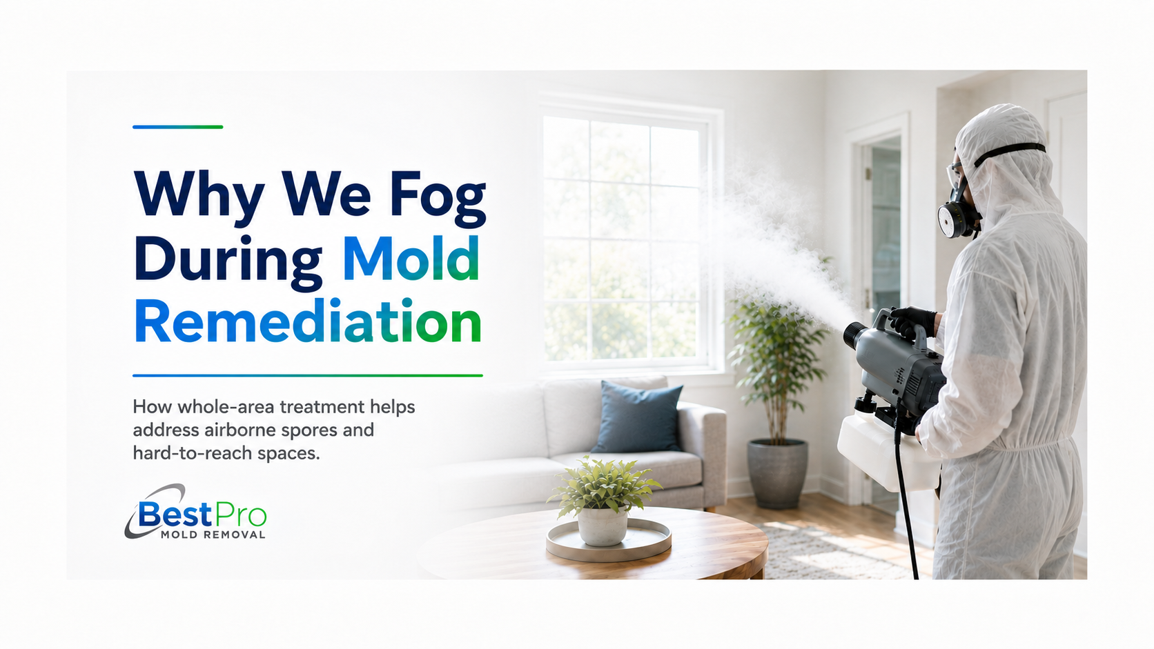 Why We Fog During Mold Remediation: Reaching Beyond the Mold You Can See