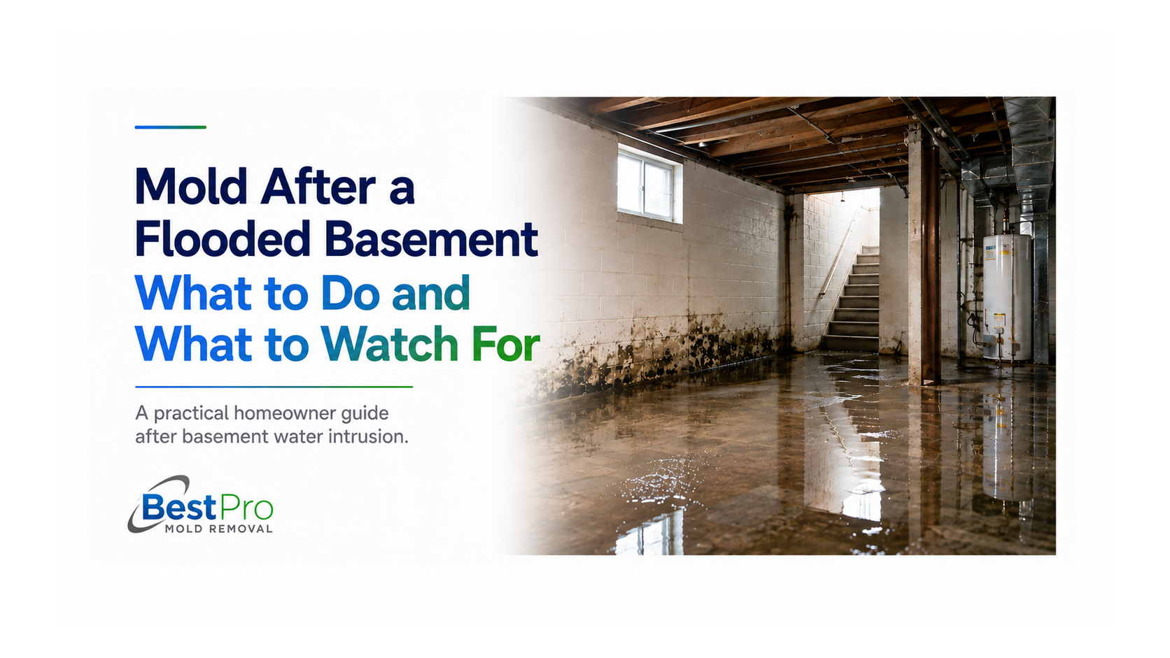 Mold After a Flooded Basement: What to Do and What to Watch For