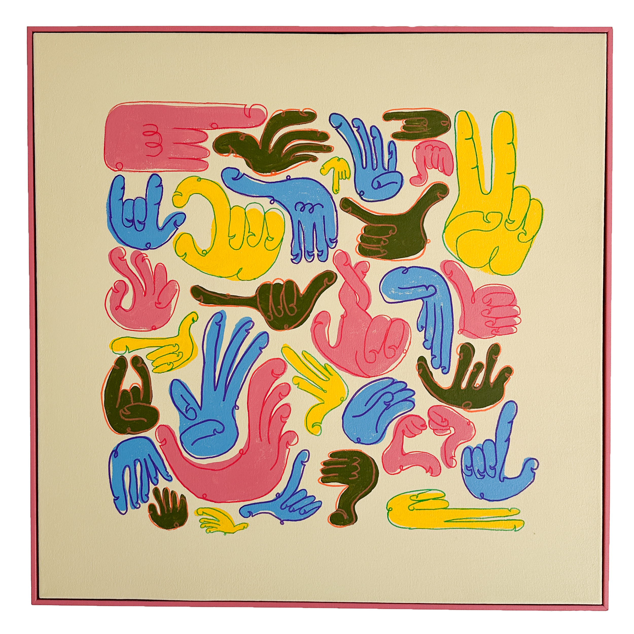 ALL IN (30" X 30")