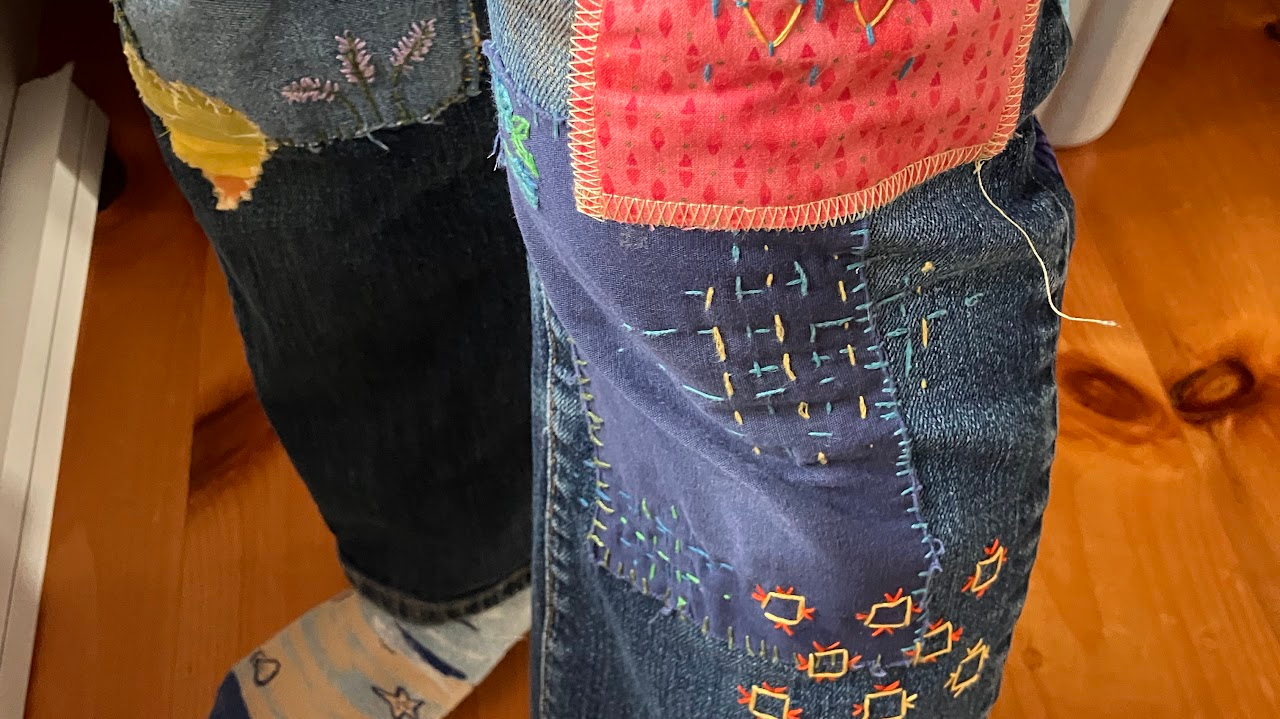 Visible Mending/Clothing Embroidery Embellishments