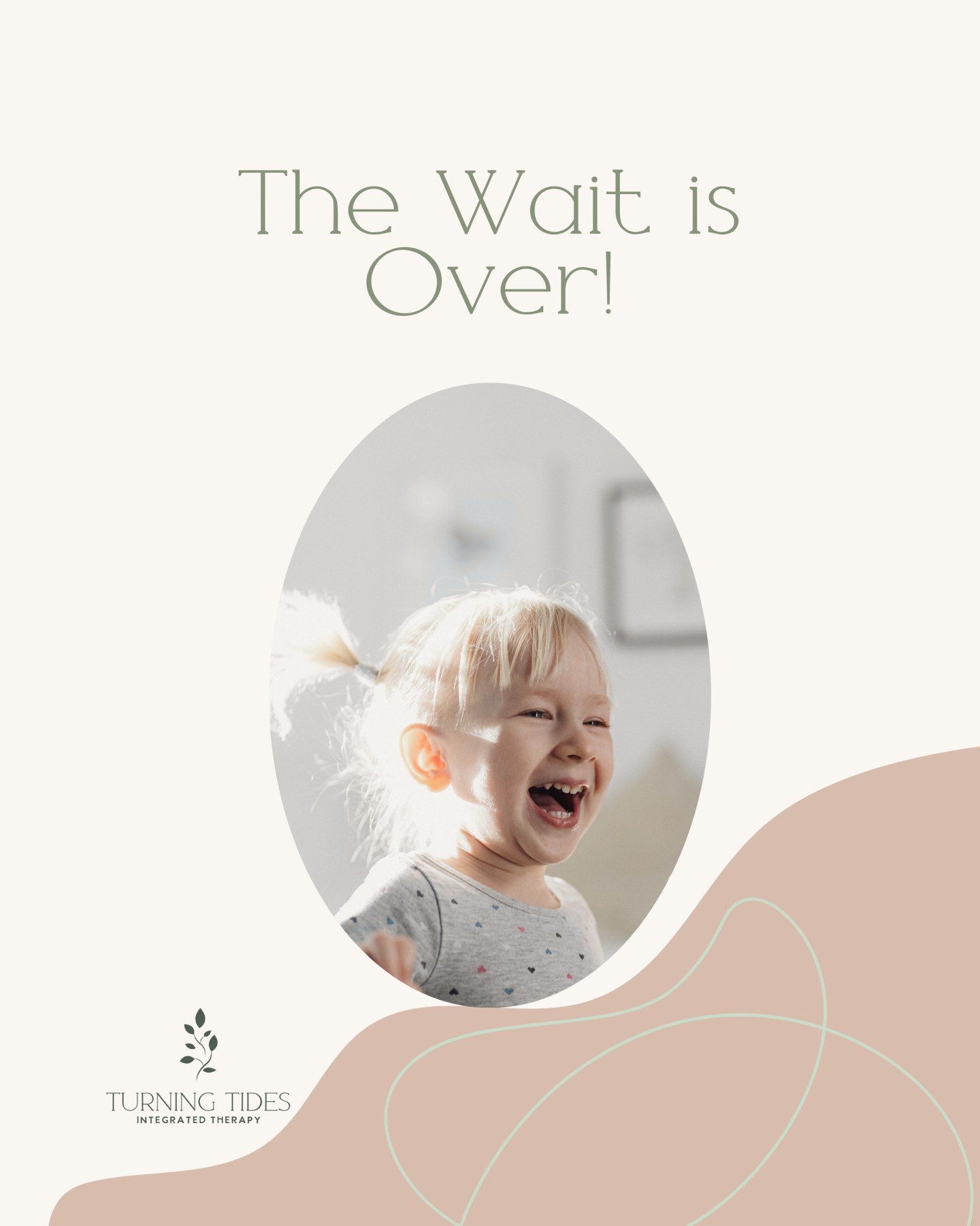 The wait is over! 🎉 Occupational Therapy is coming to Turning Tides! 🌊💙

We are thrilled to be expanding beyond speech, language, feeding, and myofunctional therapy to offer pediatric occupational therapy! 🗣️🧩

This new service will allow us to 
