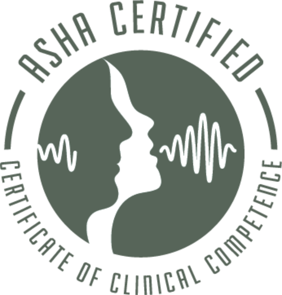 Icon of two human profiles facing each other with sound waves between them.
