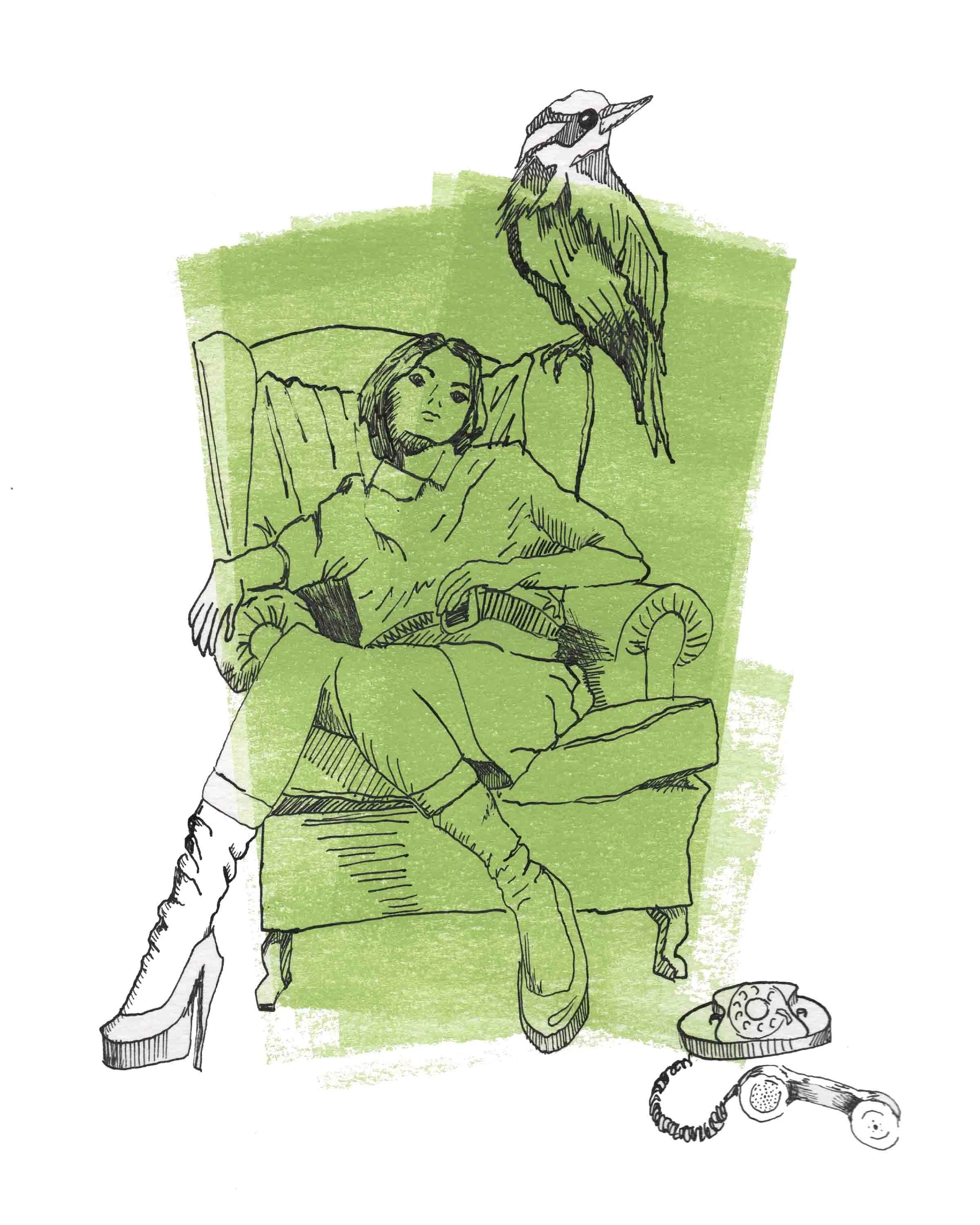 Disconnected Green Olive (Prints)