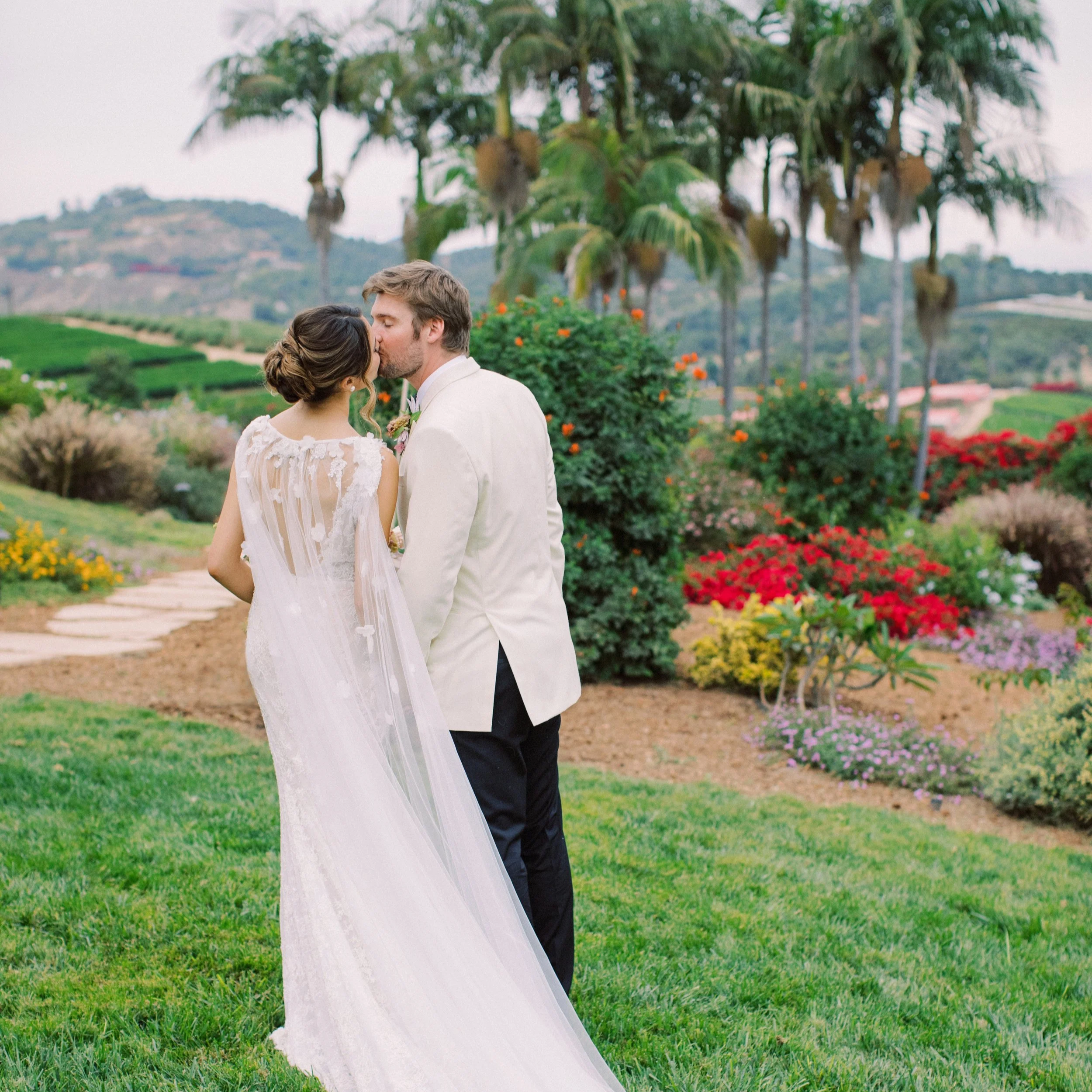 Wedding photography session at Rancho Vera Cruz Oceanside CA