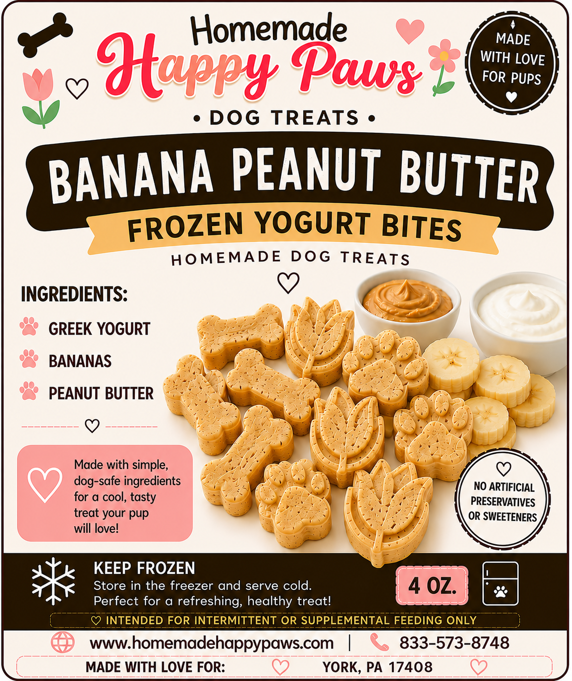 Peanut Butter Banana Frozen Yogurt Bites