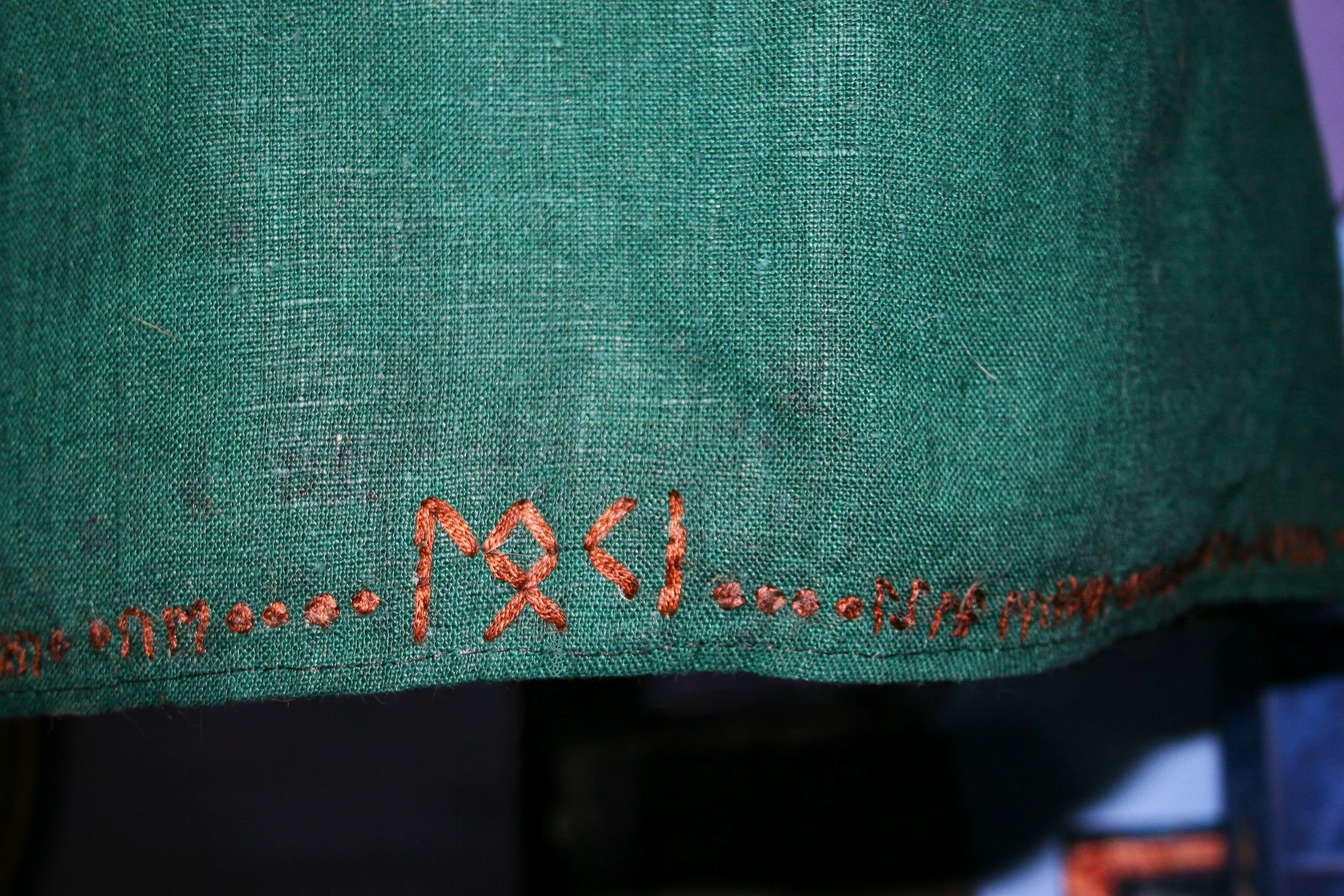full color zoomed in image of Loki alter cloth