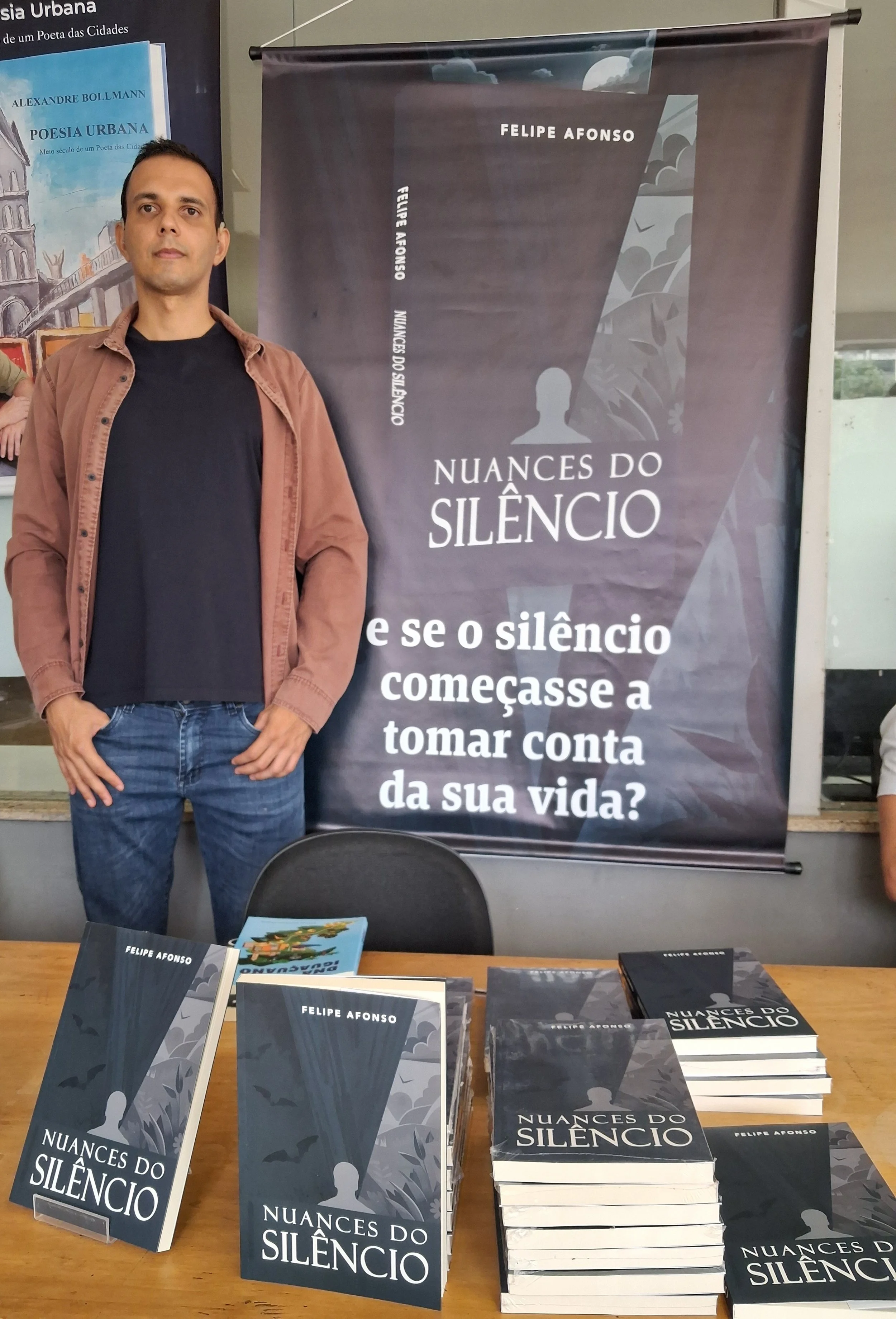 Autor Felipe Afonso lançamento Nuances da Surdez