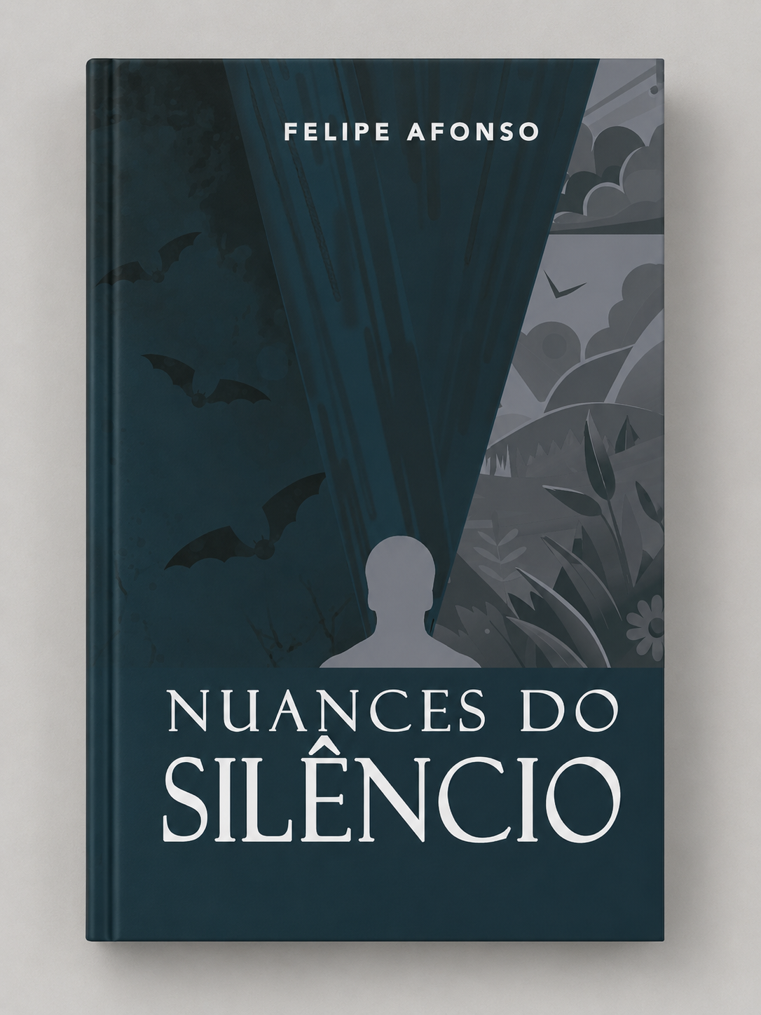 Capa do livro Nuances do Silêncio, de Felipe Afonso
