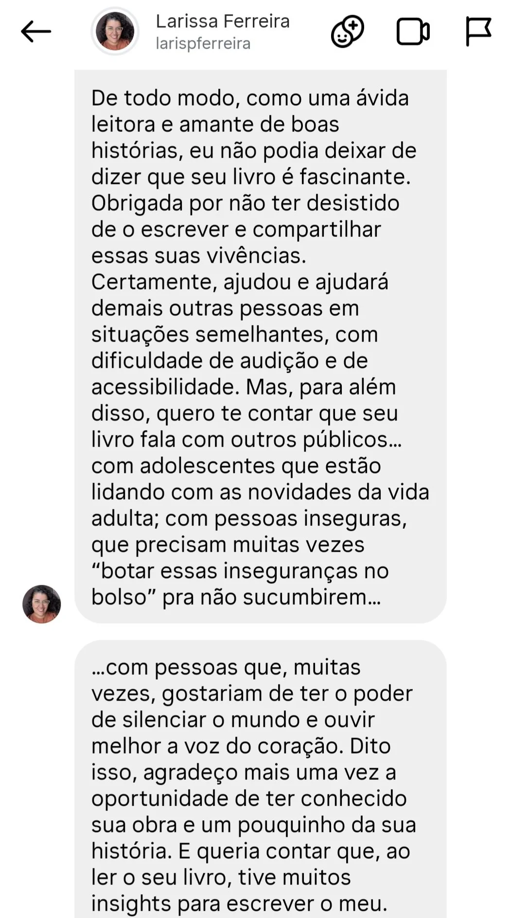 Avaliação completa de leitora sobre Nuances do Silêncio, destacando a importância da obra para quem tem deficiência auditiva, além de mencionar que o livro conversa com outros públicos