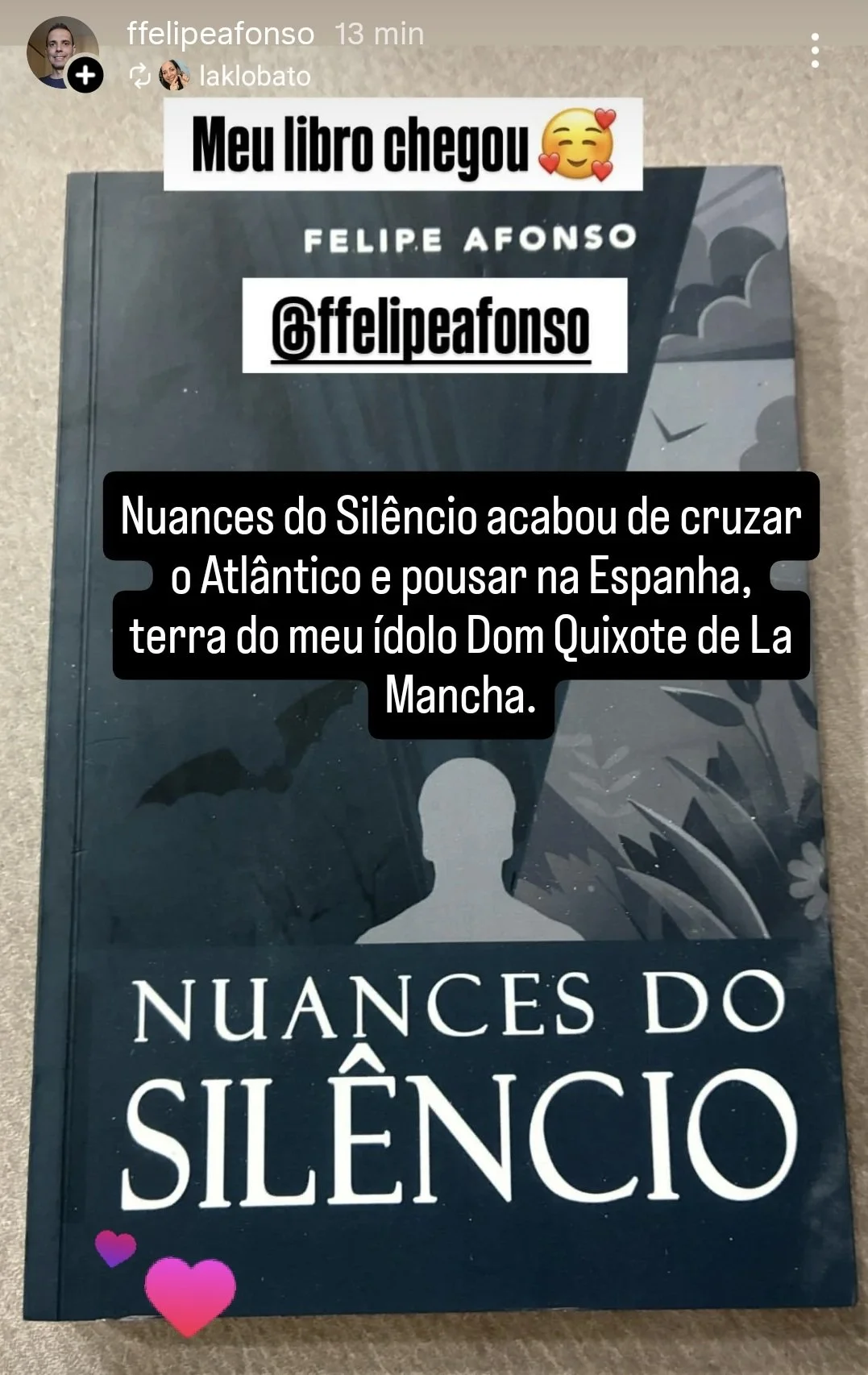 Registro do livro Nuances do Silencio na Espanha, com Lak Lobato @laklobato