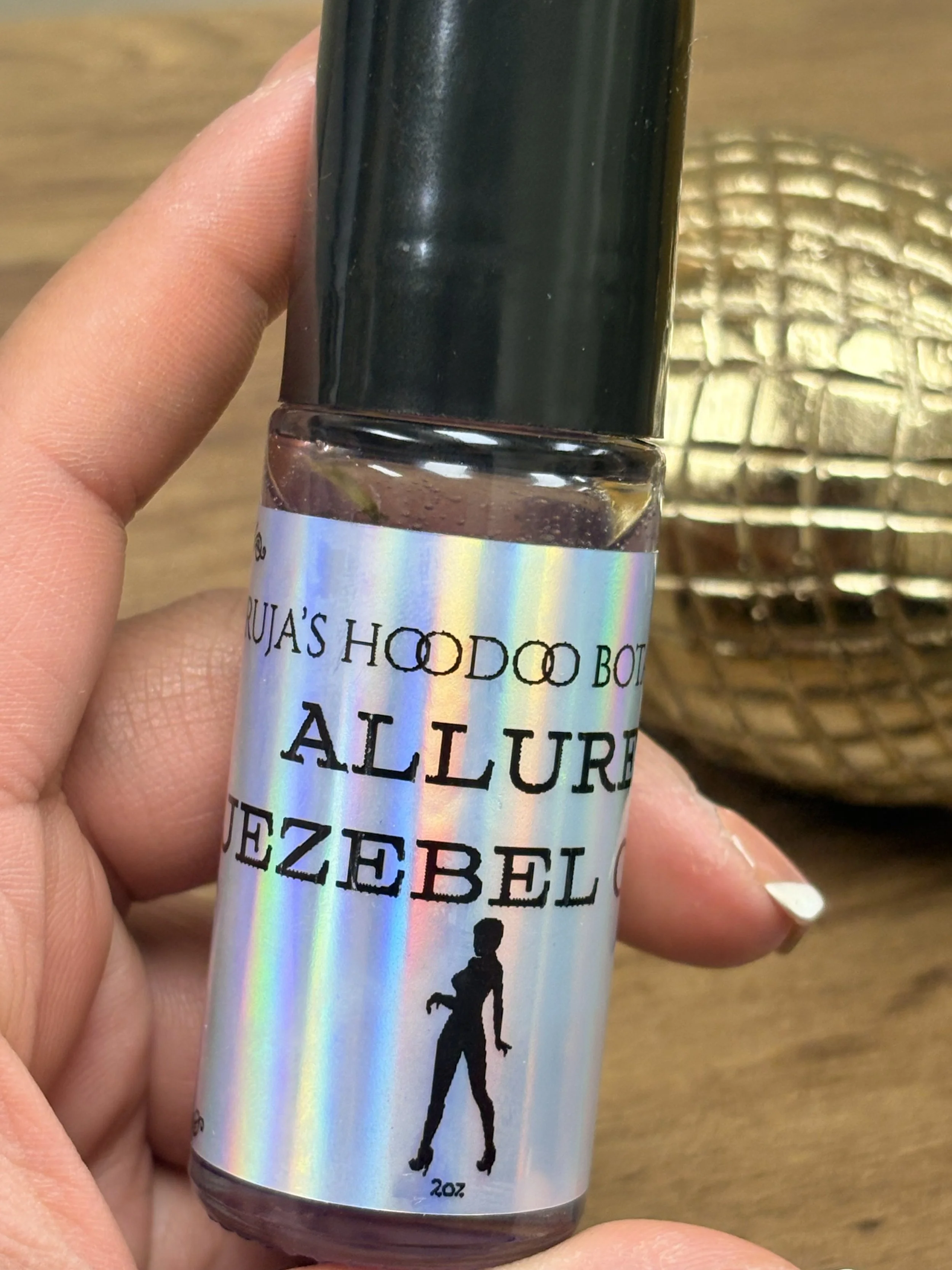 Allure/Jezebel Conjure Oil | Attraction Oil, Rich Suitors, Love Energy, Spiritual Hoodoo Blend