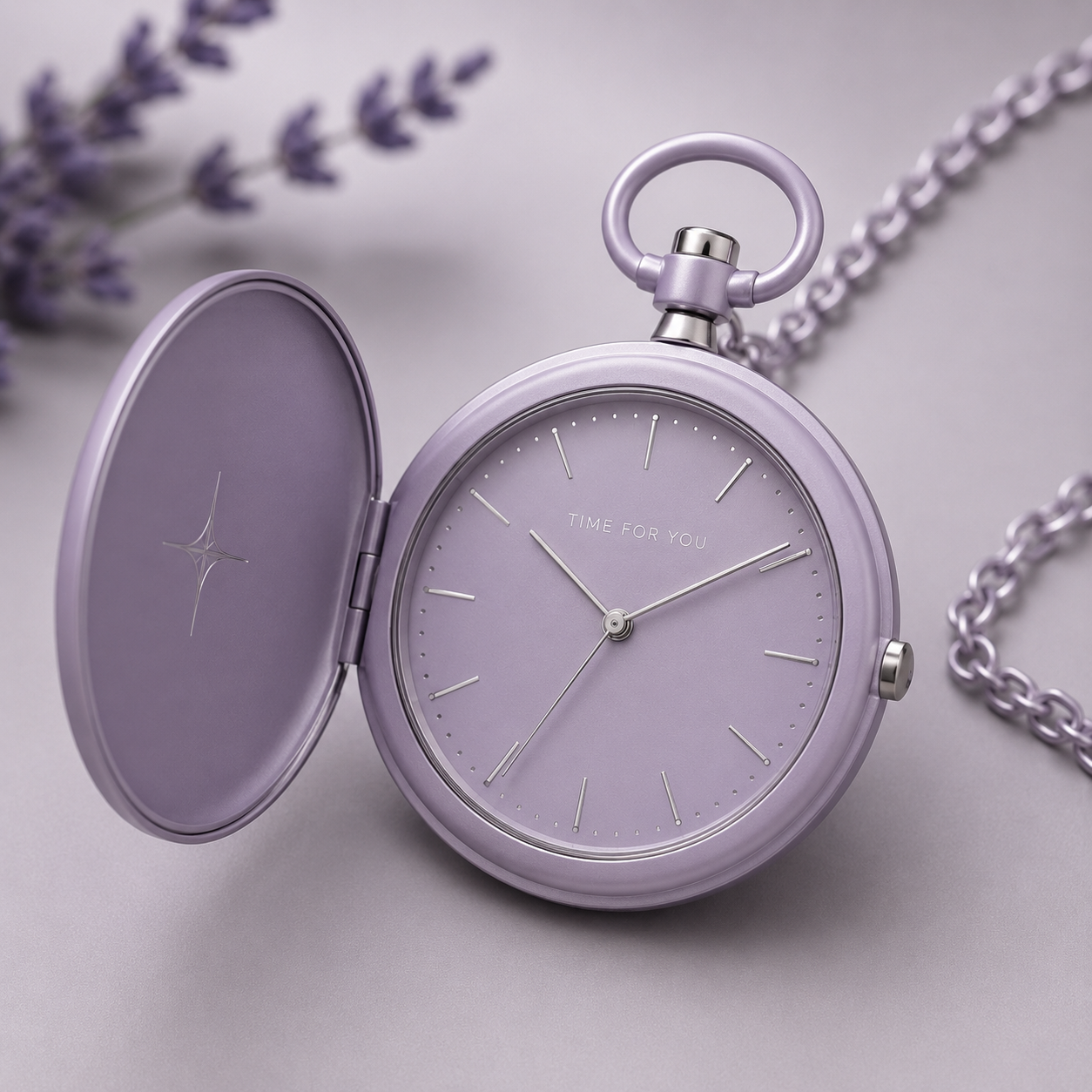 Locket clock it with time management and wake up call features