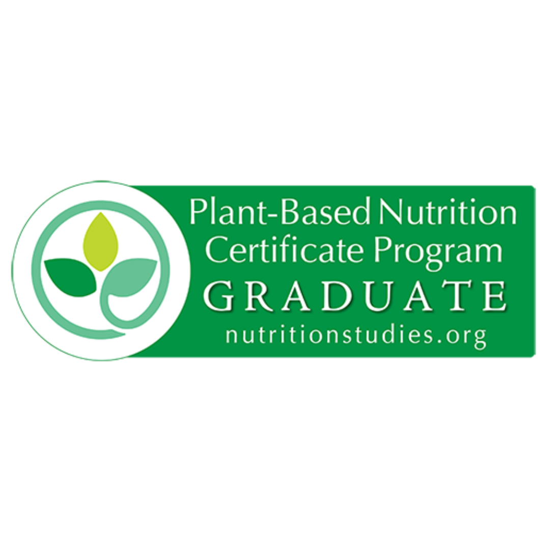 Plant-Based Nutrition Certificate Program Graduate badge from nutritionstudies.org