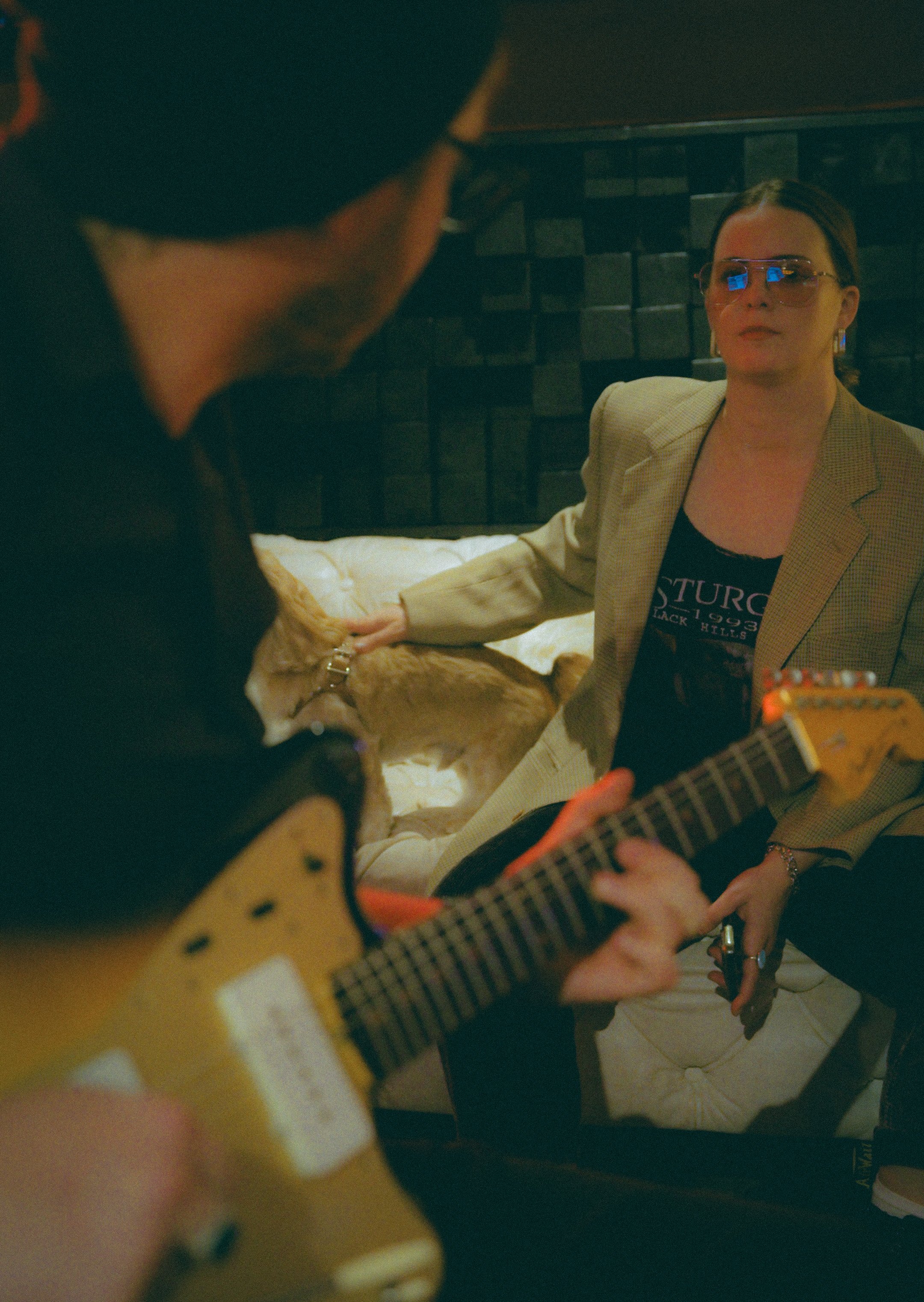 Marie Alexander recording debut single at Parsonics Studio with producer background tied to Alan Parsons